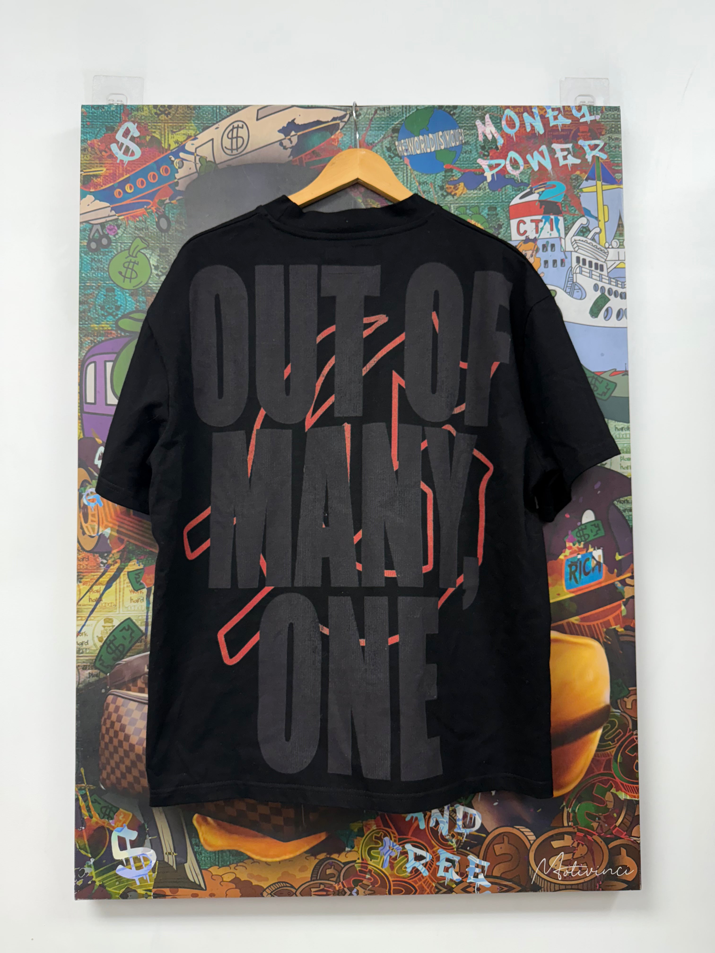Godspeed Black Man Vs Moon Tee