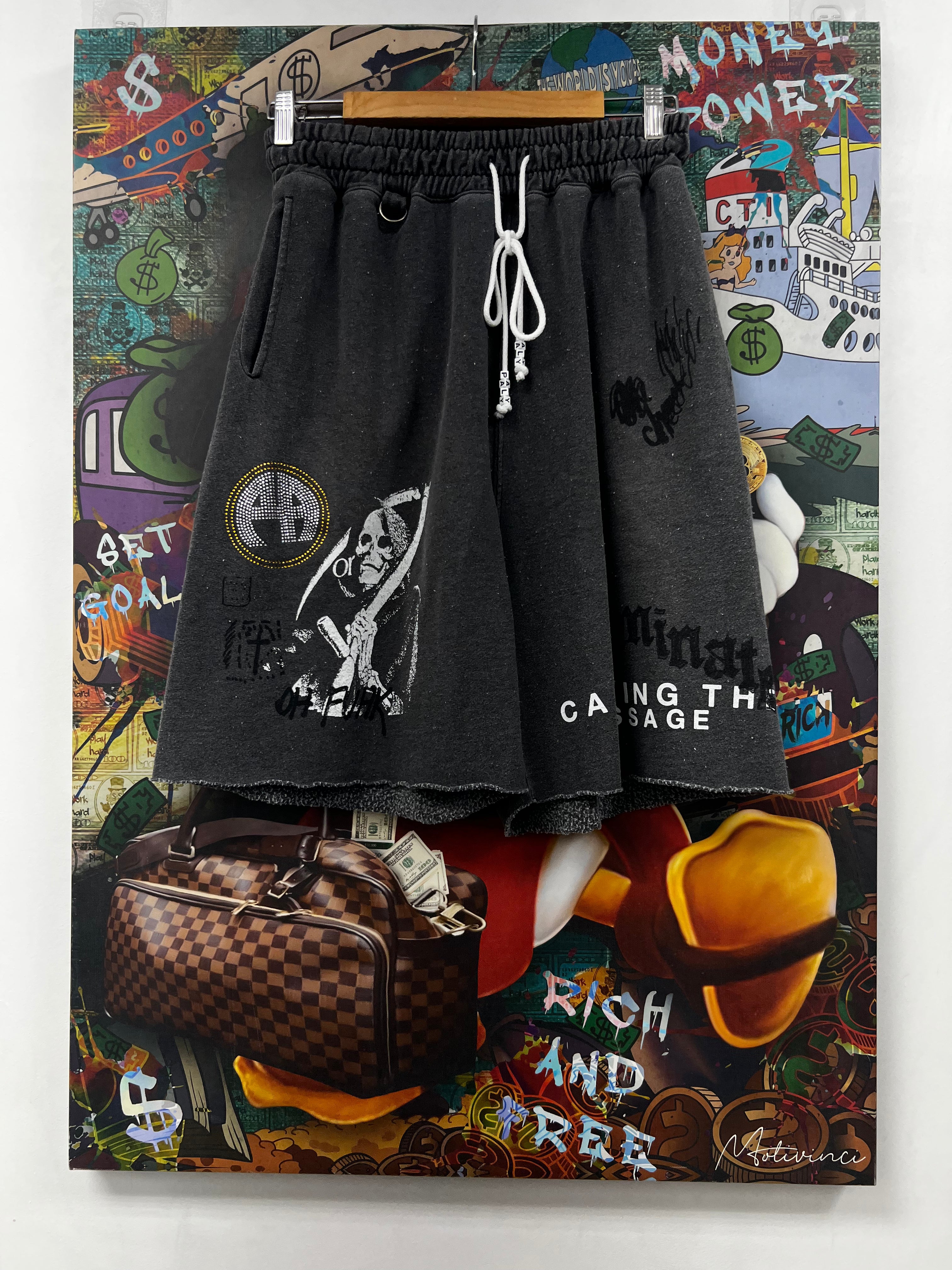 Paly Grey Carrying The Message Shorts