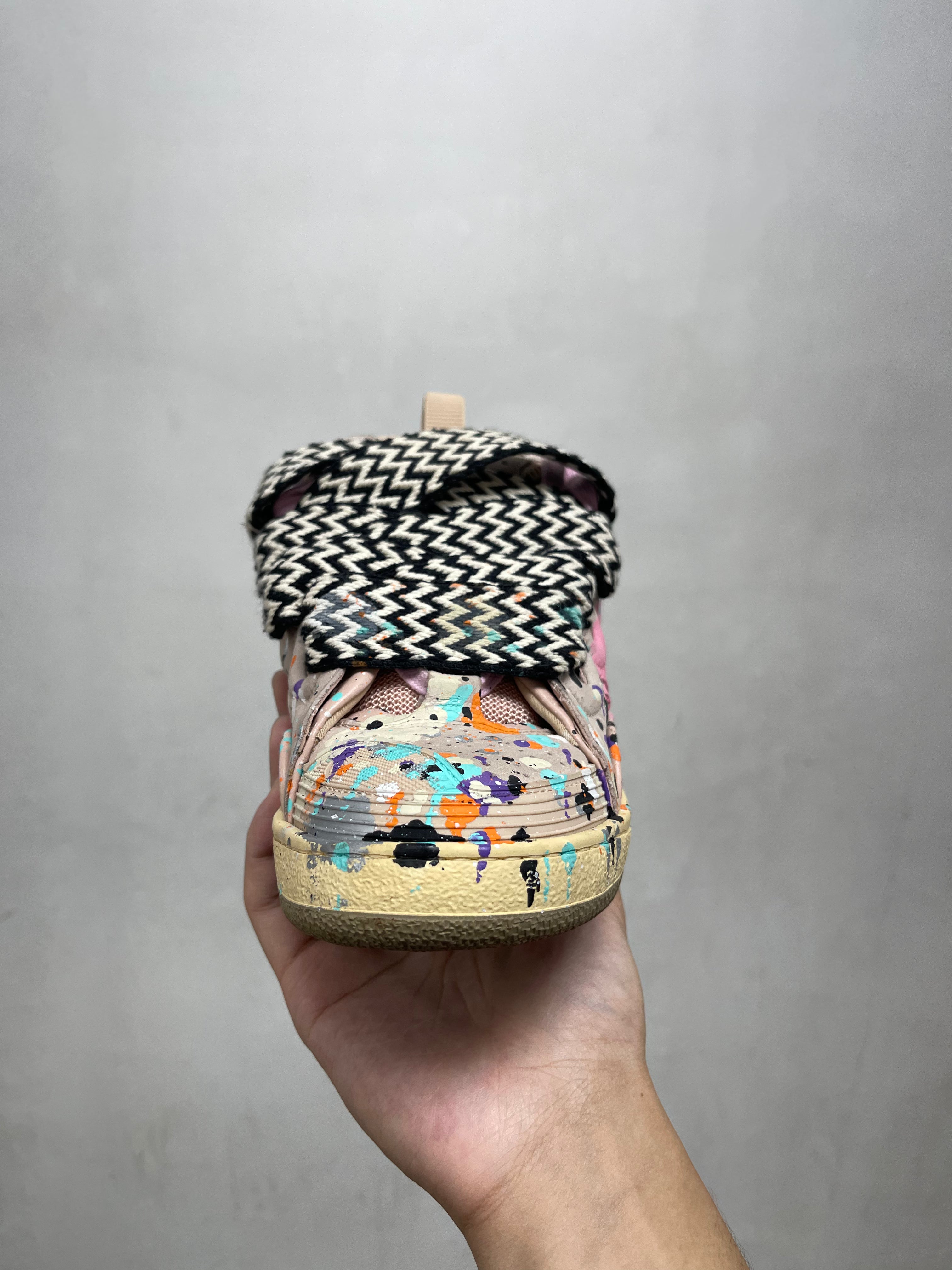 Lanvin Curb x Gallery Dept Paint Splatter Sneakers