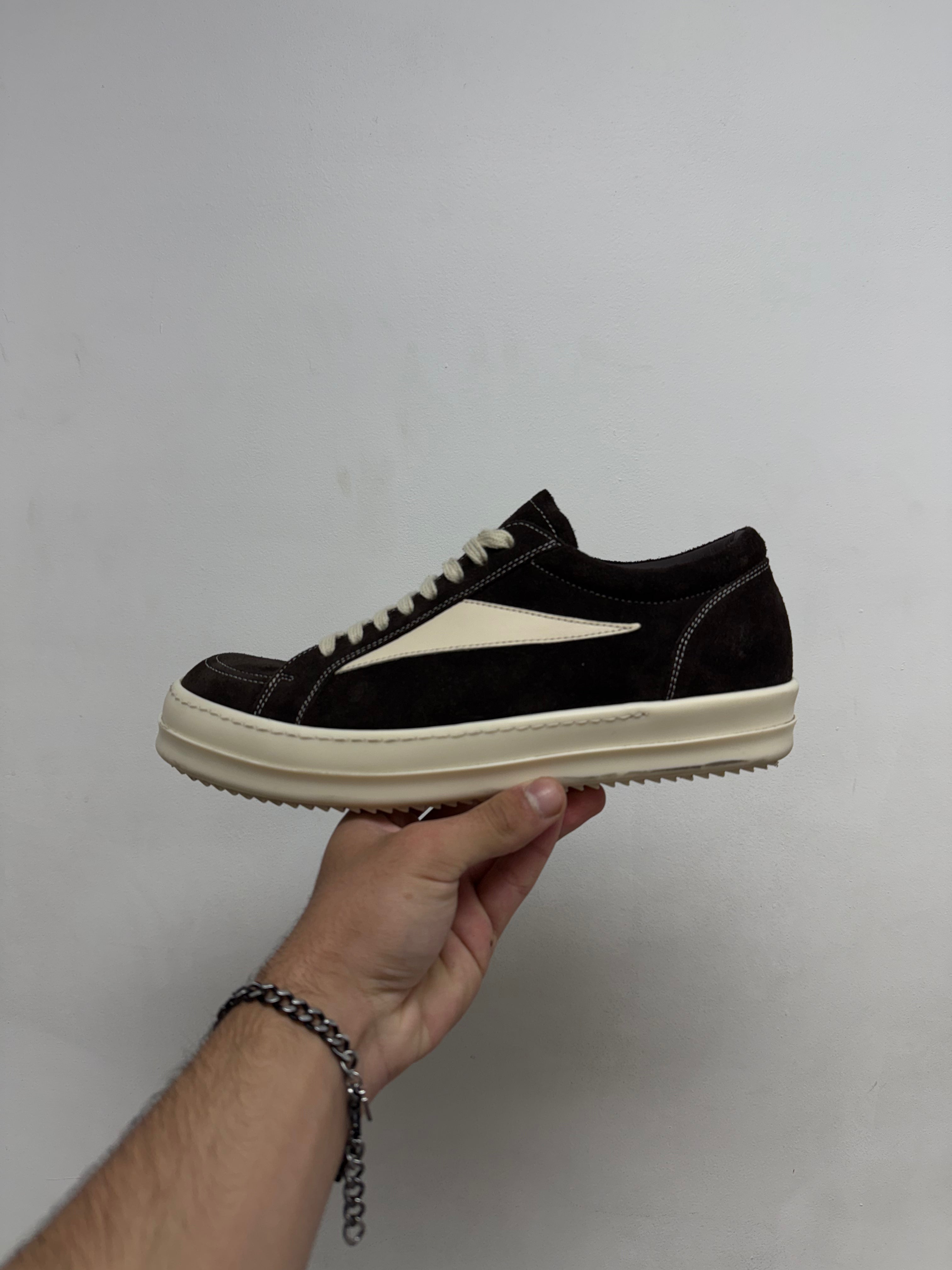 Rick Owens Mahogany Vintage 'Mainline' Sneakers