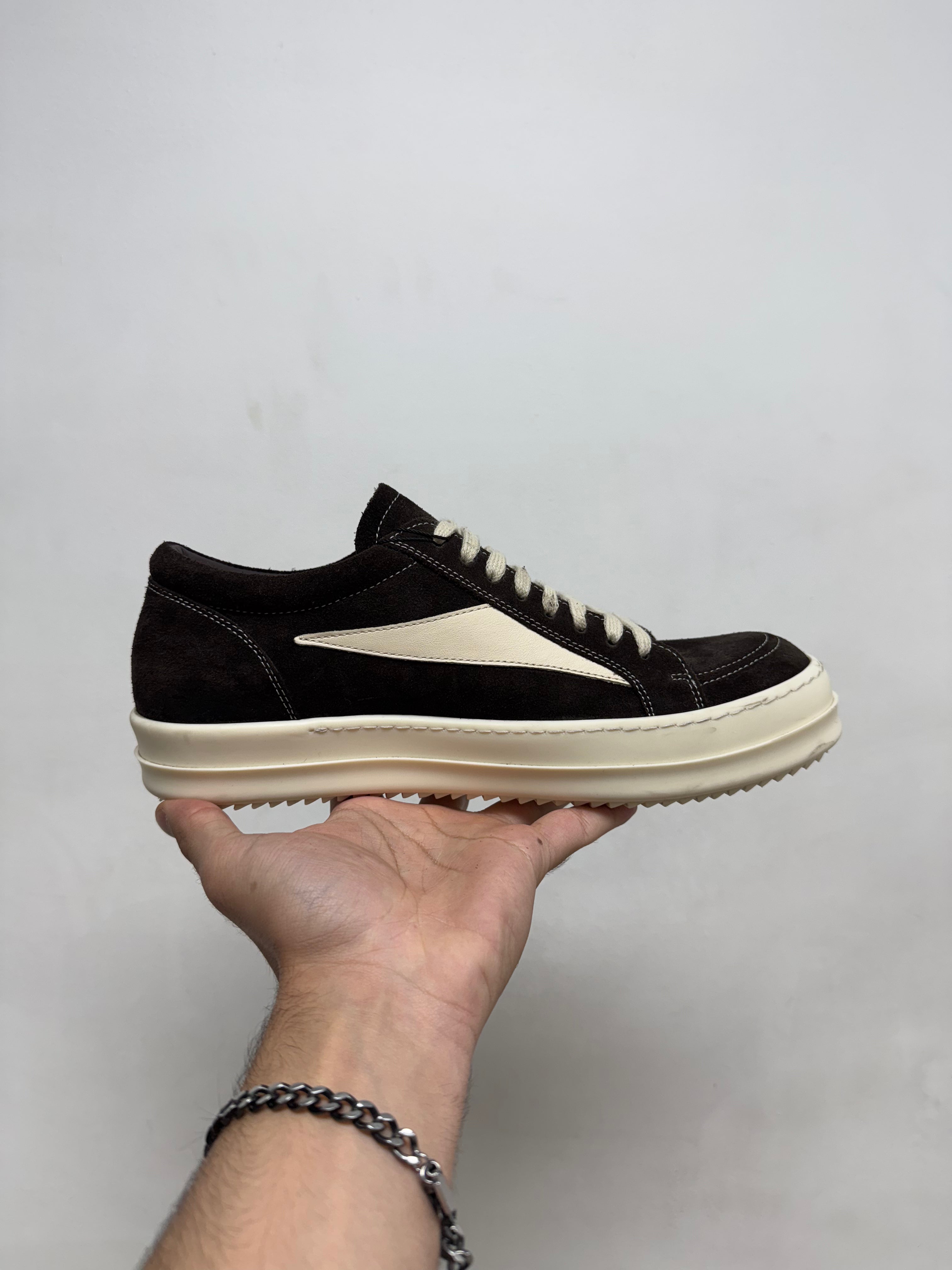 Rick Owens Mahogany Vintage 'Mainline' Sneakers