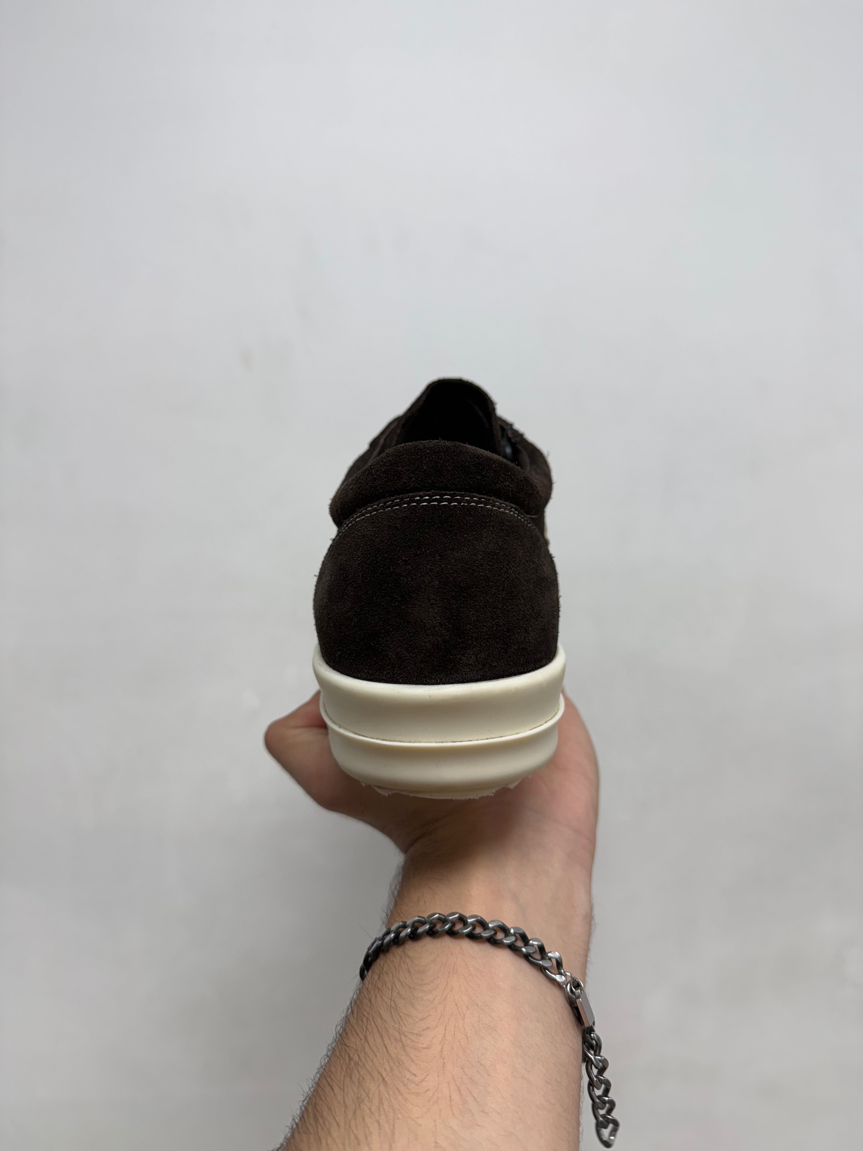 Rick Owens Mahogany Vintage 'Mainline' Sneakers