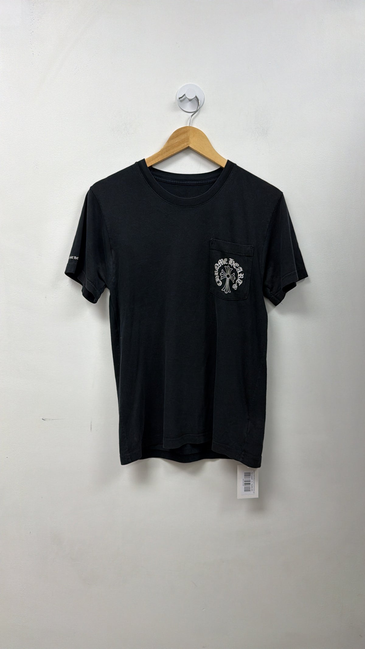 Chrome Hearts Black Cross Tonal Pocket Logo Tee