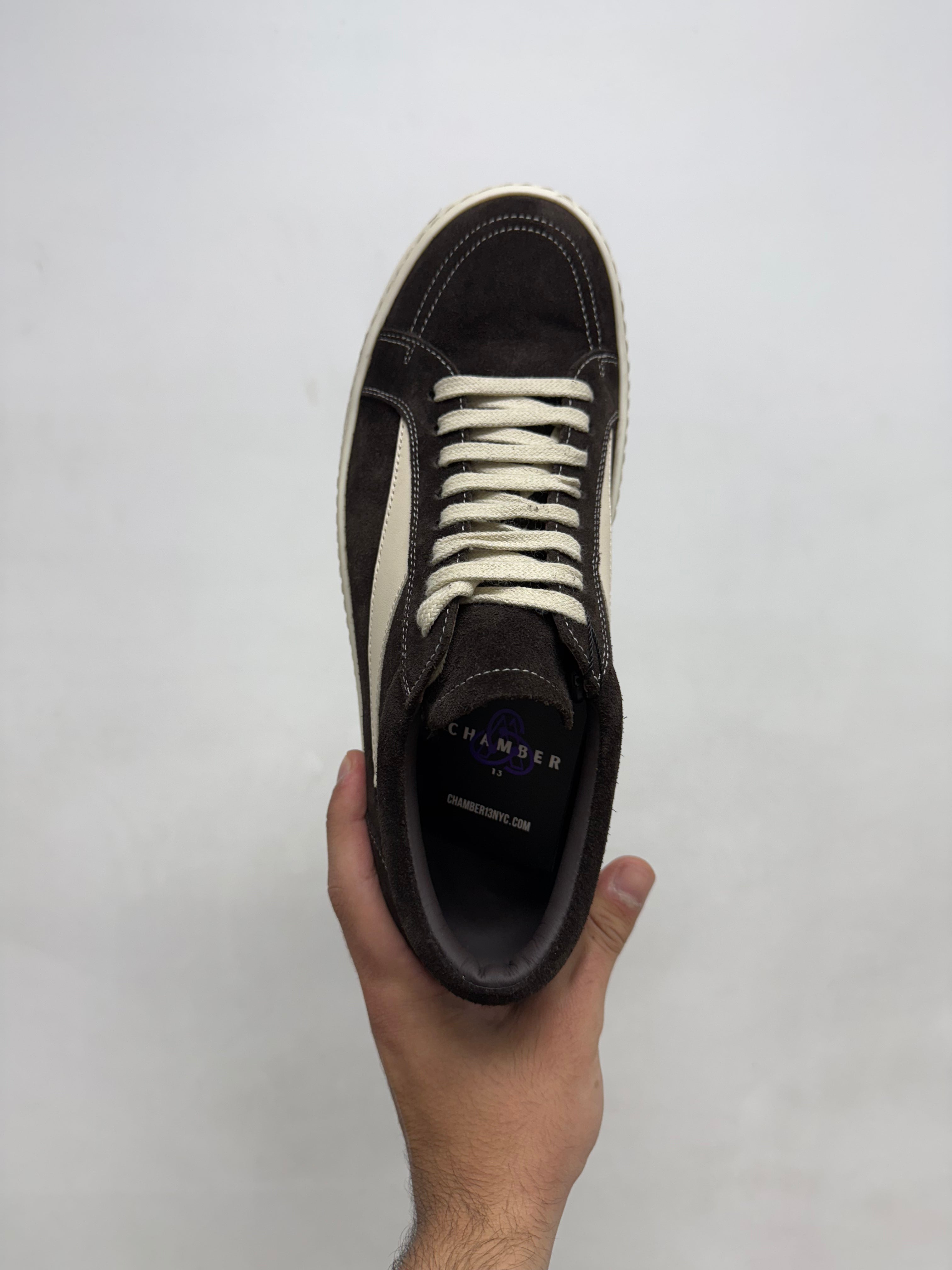 Rick Owens Mahogany Vintage 'Mainline' Sneakers