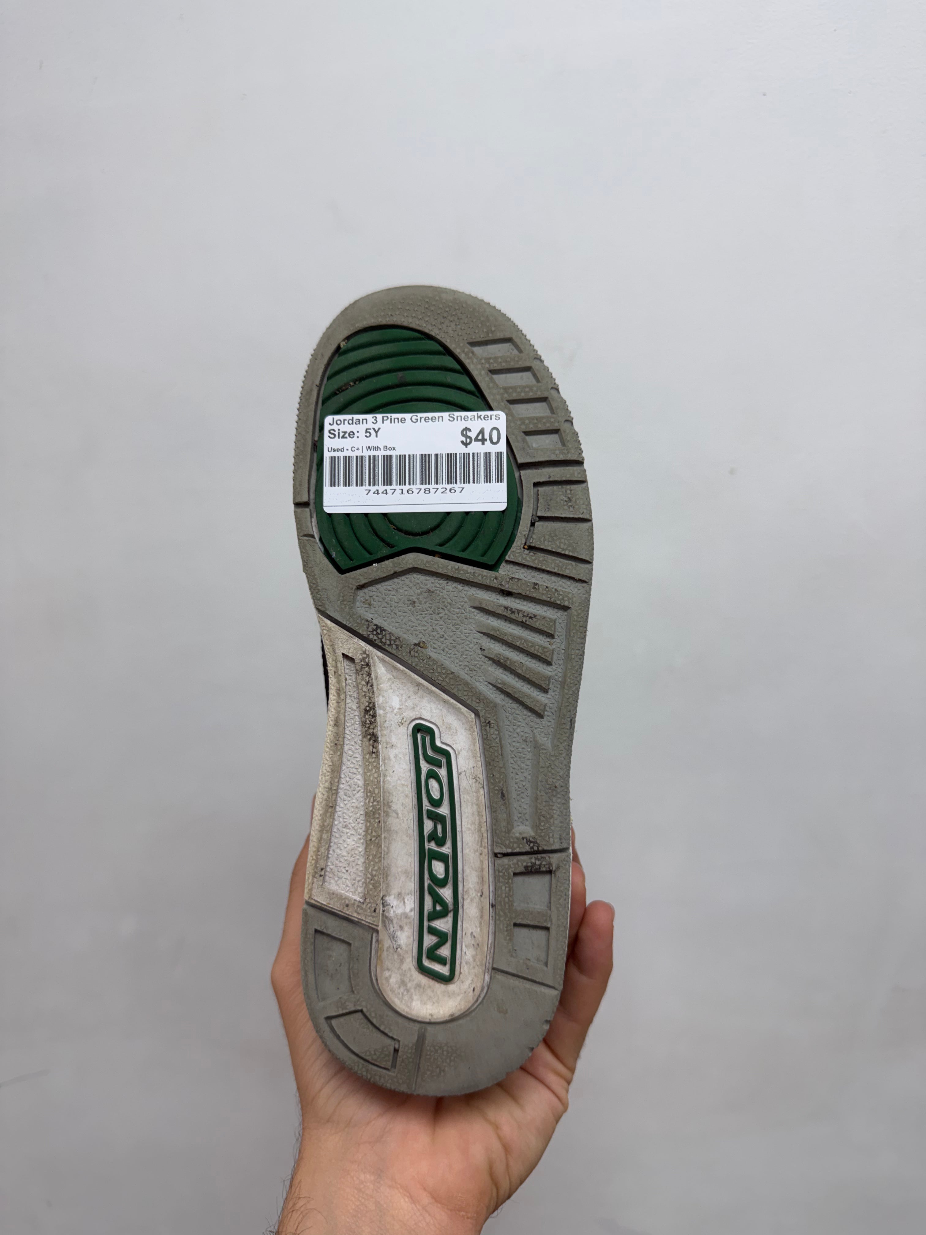 Jordan 3 Pine Green Sneakers