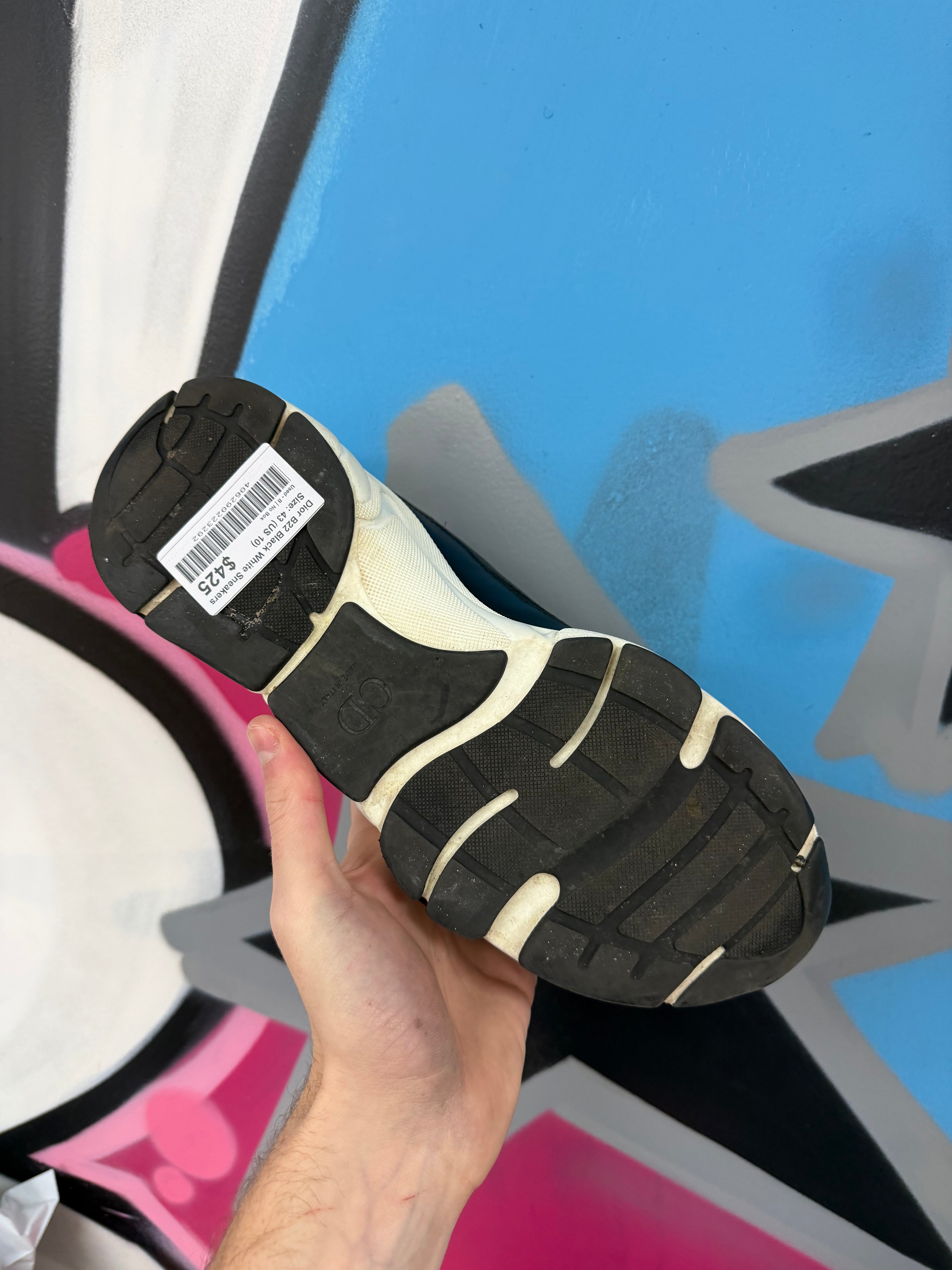 Dior B22 Black White Sneakers