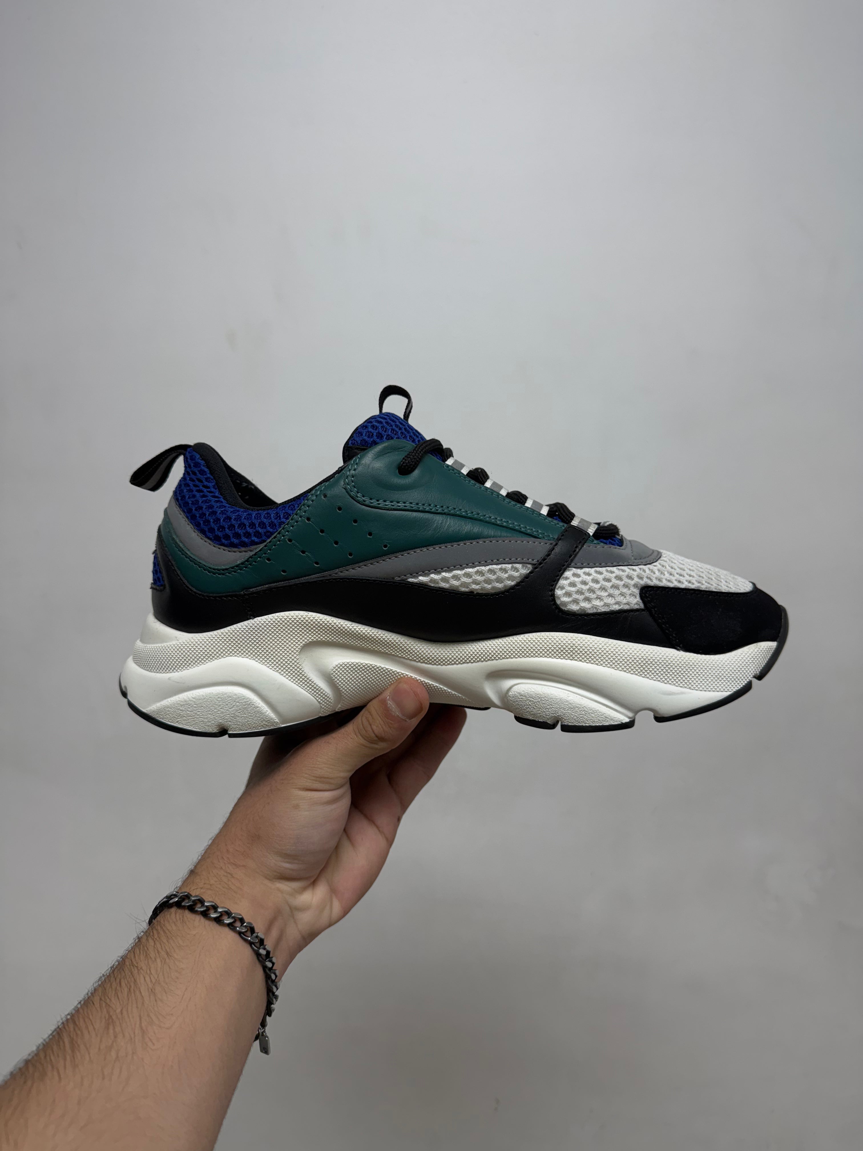 Dior B22 Teal Green Blue Sneakers
