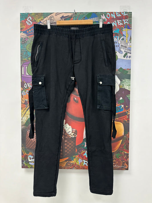 Amiri Black Cargo Sweats Used XL N/A