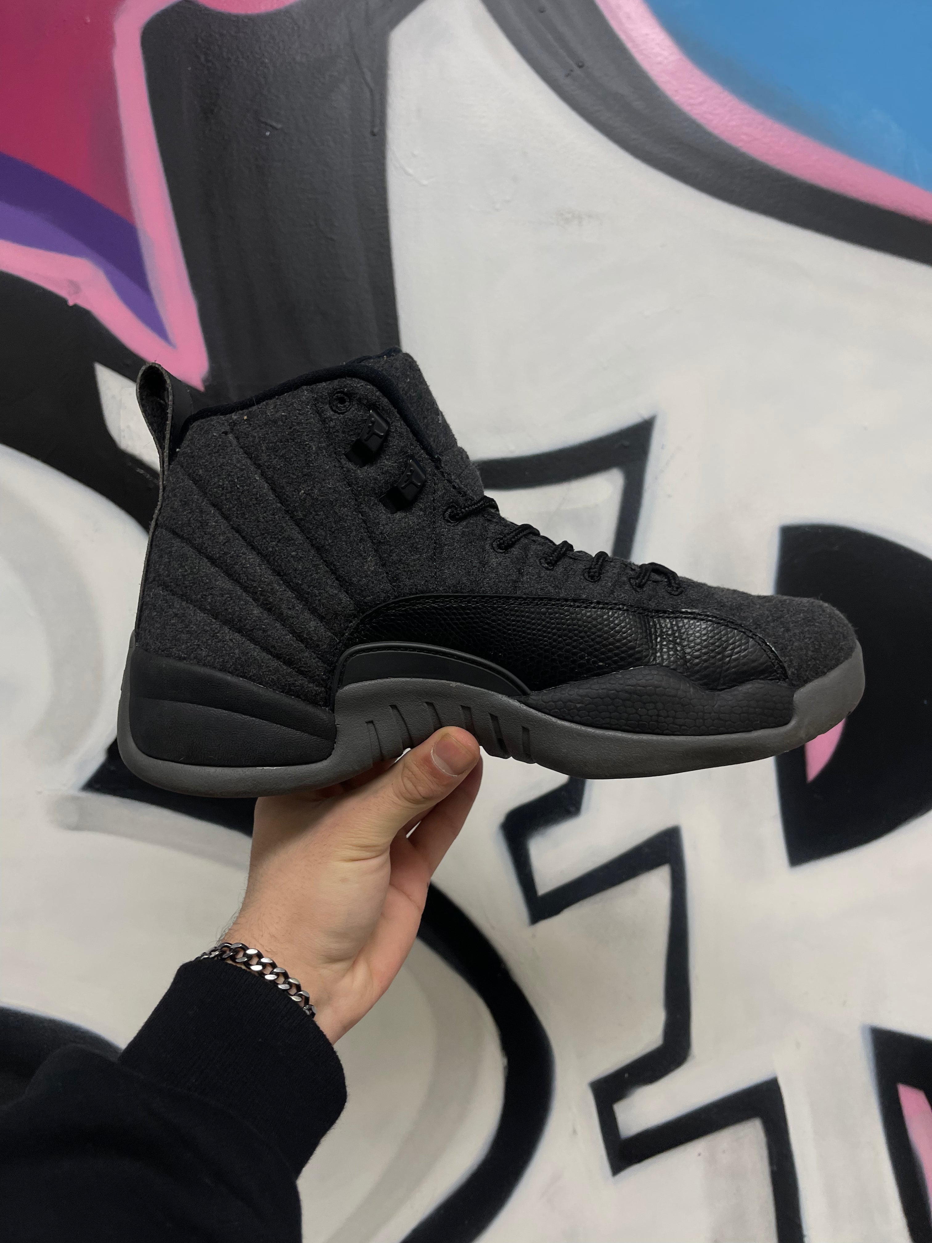 Nike Jordan 12 Wool Grey Sneakers