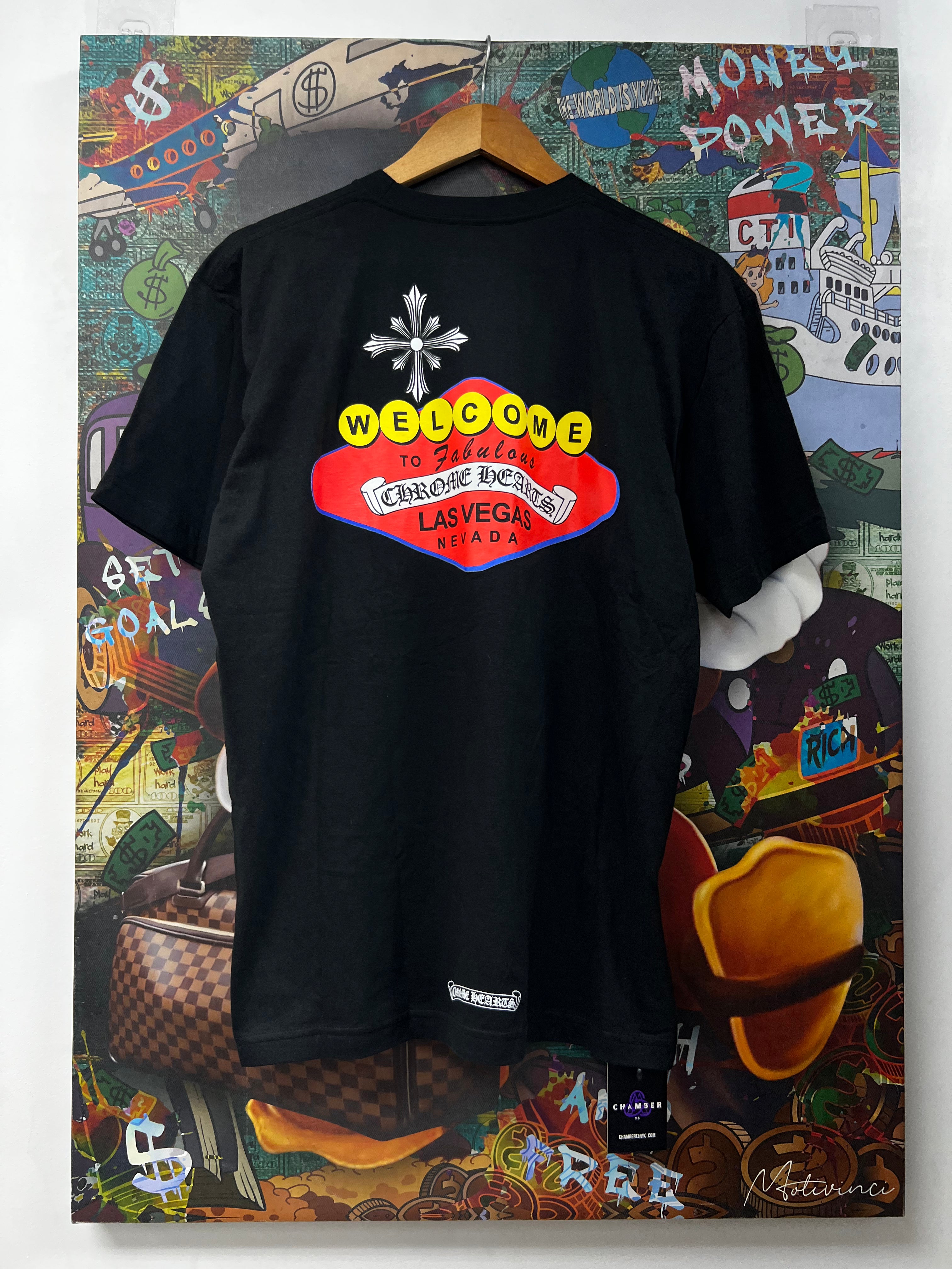 Chrome  Hearts Welcome To Las Vegas Tee