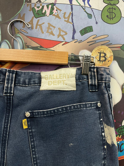 Gallery Dept. Navy Paint Splatter Jeans