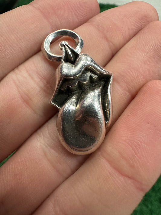 Chrome Hearts Rolling Stone Pendent  Used OS N/A