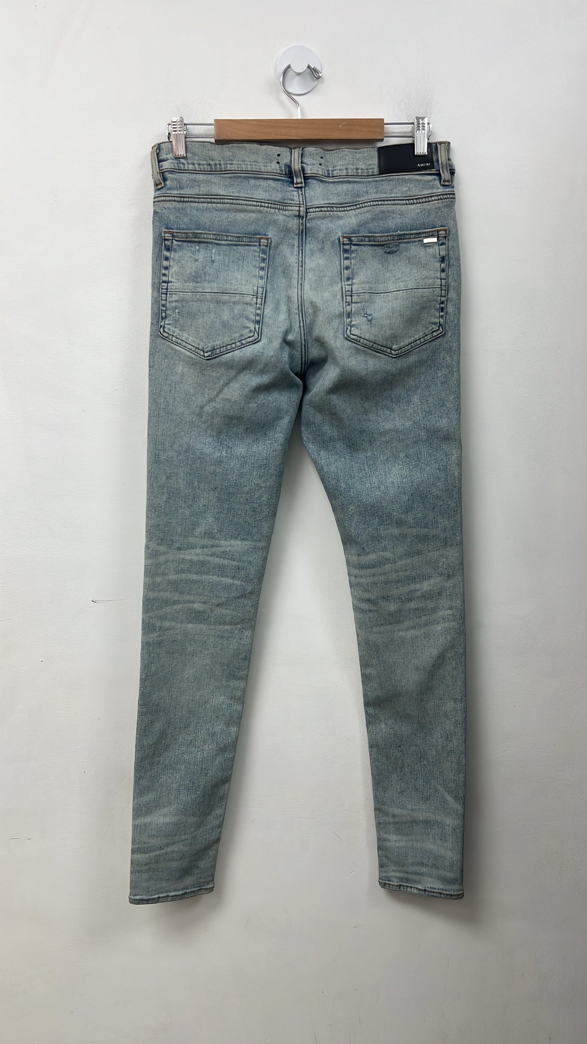 Amiri MX1 Vintage Wash Iridescent Patch Jeans