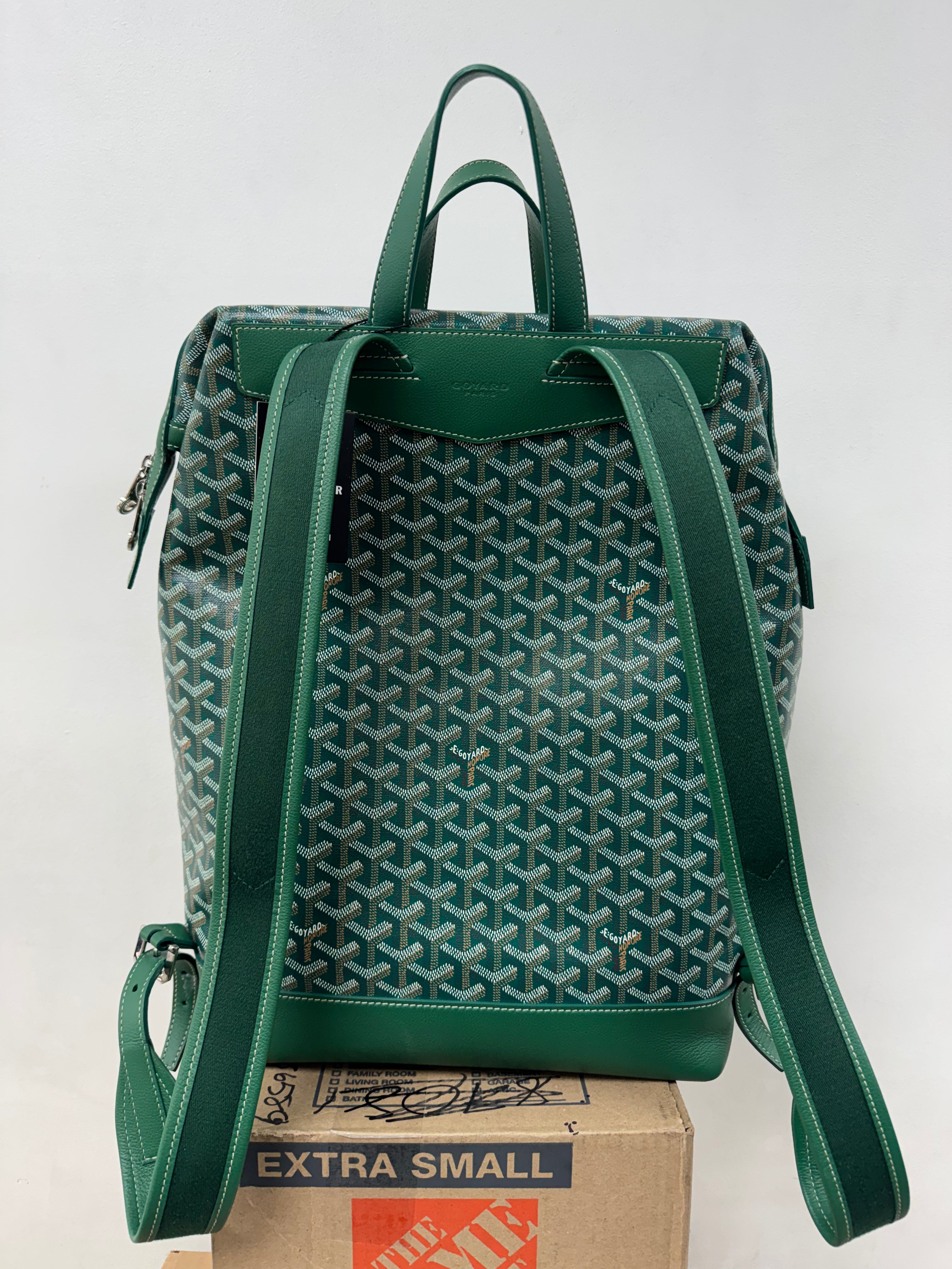 Goyard Green Cisalpin Backpack