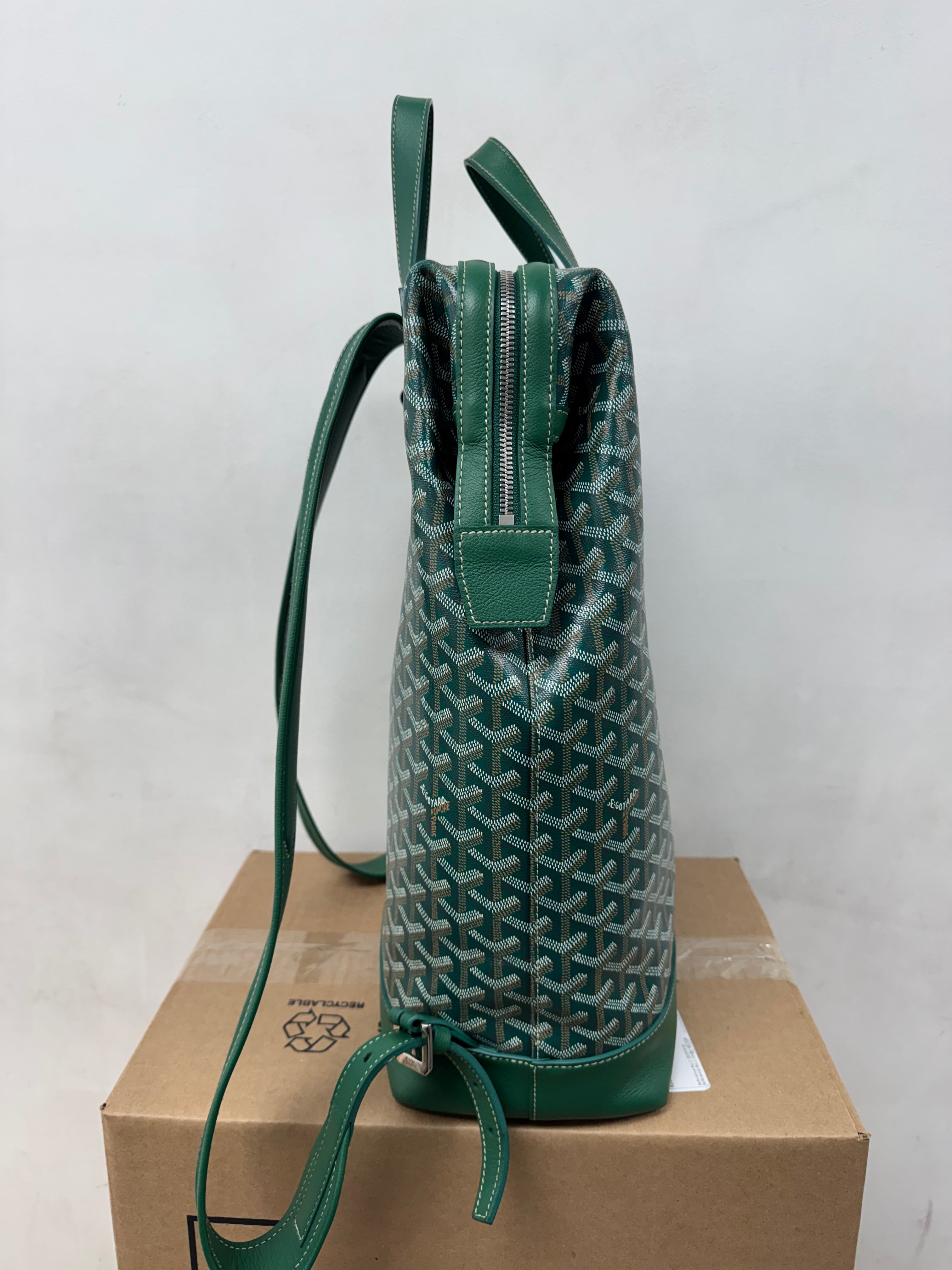 Goyard Green Cisalpin Backpack