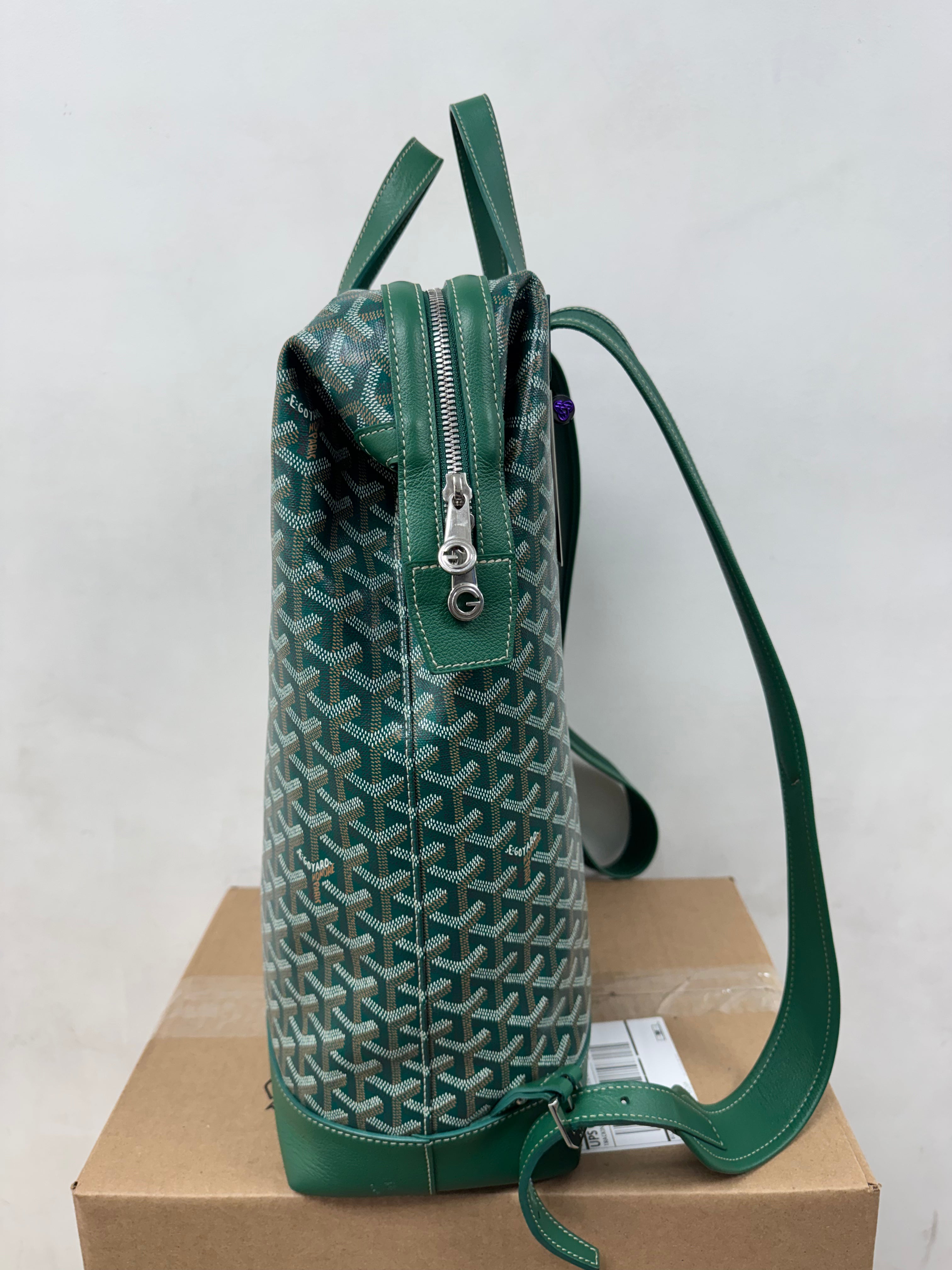 Goyard Green Cisalpin Backpack