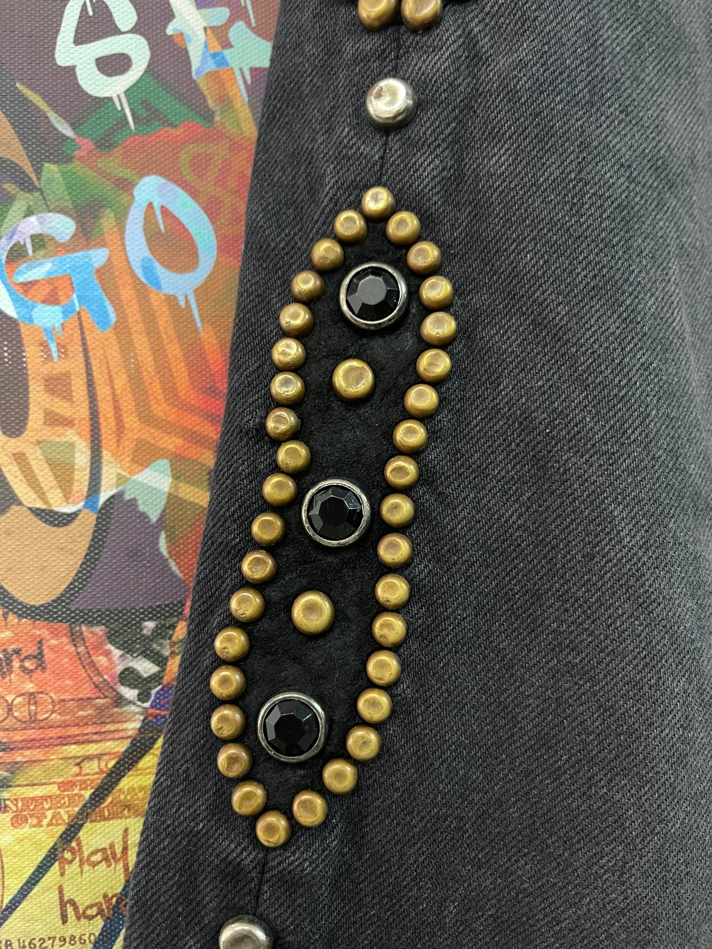 Kapital Gem Studded Jeans Black (Tailored) Used