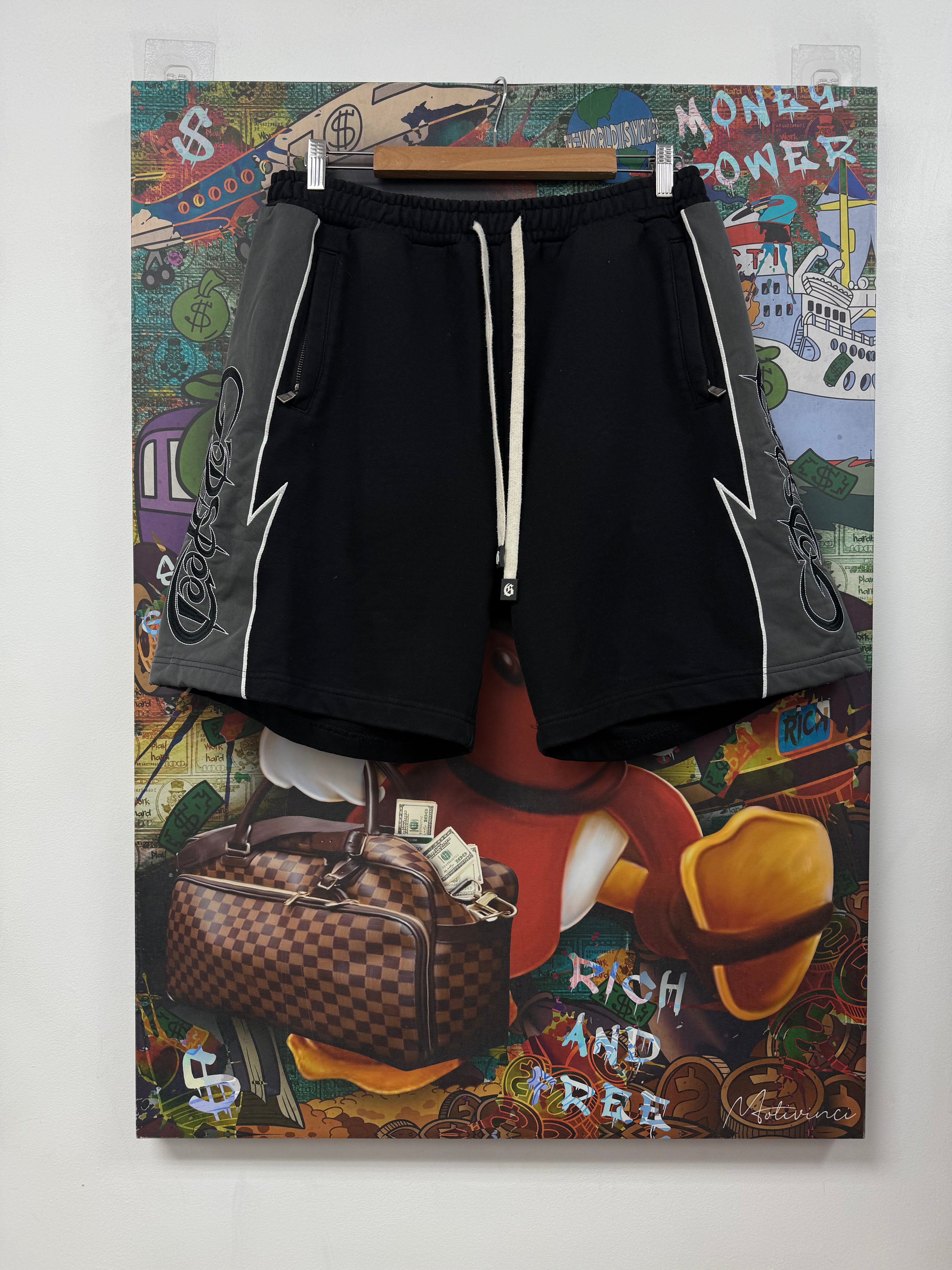 Godspeed Black Grey Halftime Shorts
