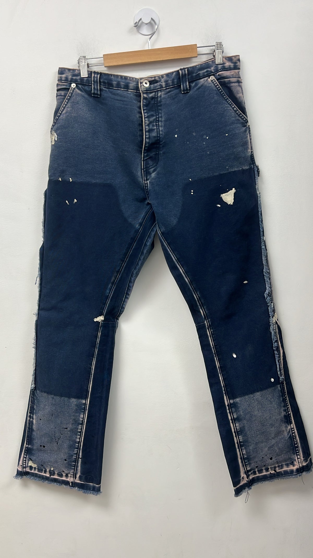 Gallery Dept Navy Paint Splatter Carpenter Jeans