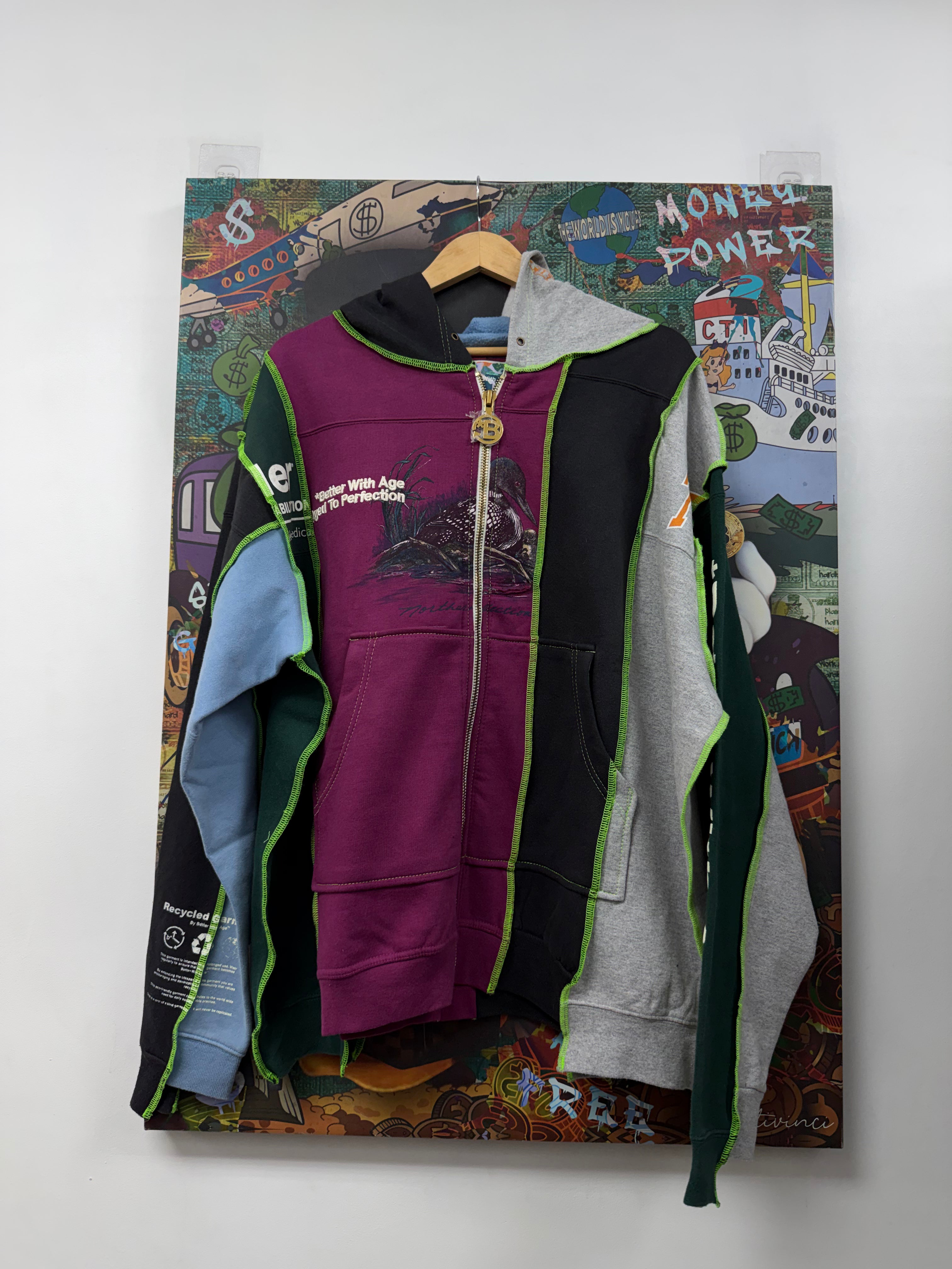 Better With Age 5 Panel Multi Zip Up