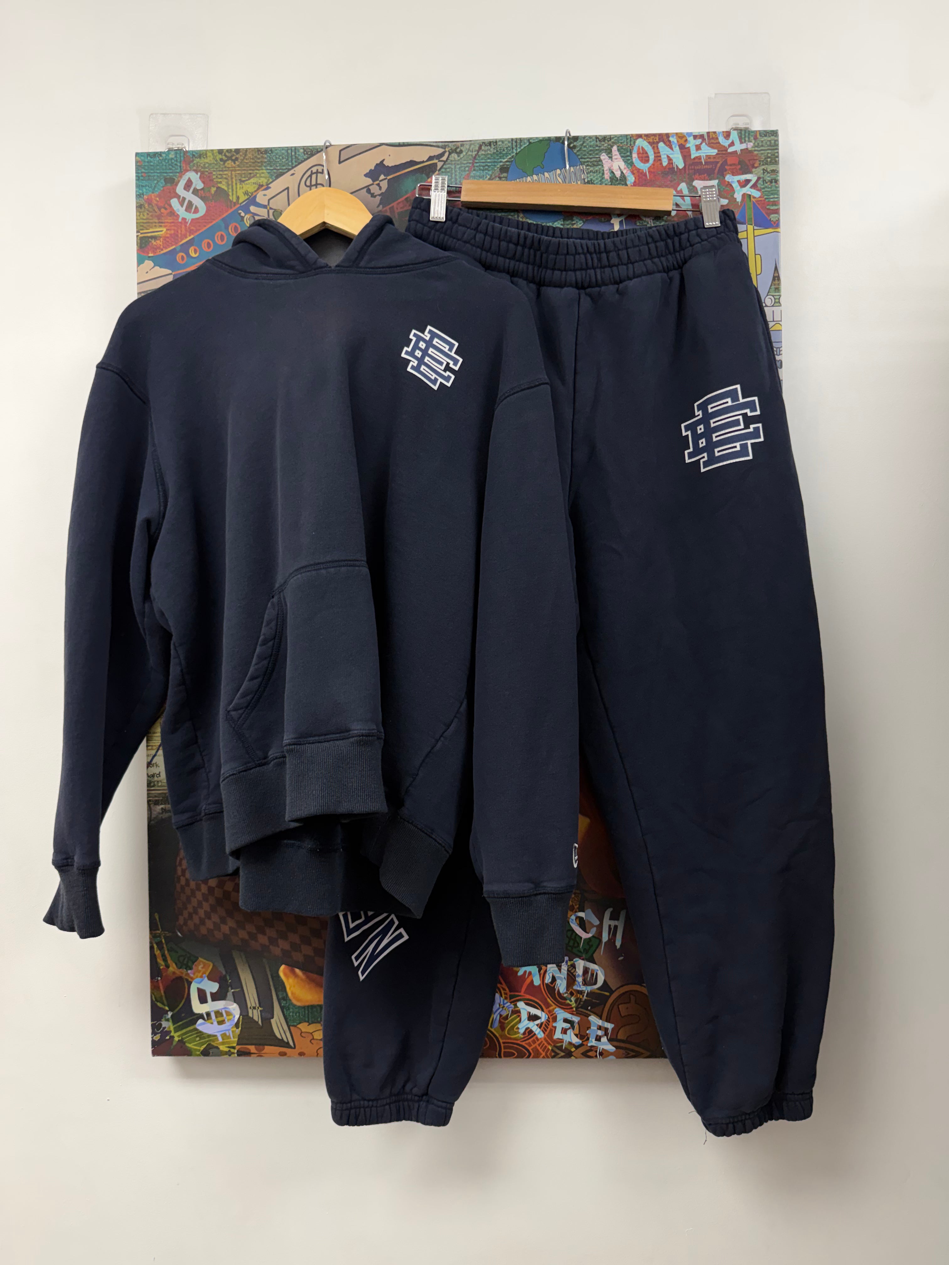 Eric Emanuel Navy Yankees Sweatsuit