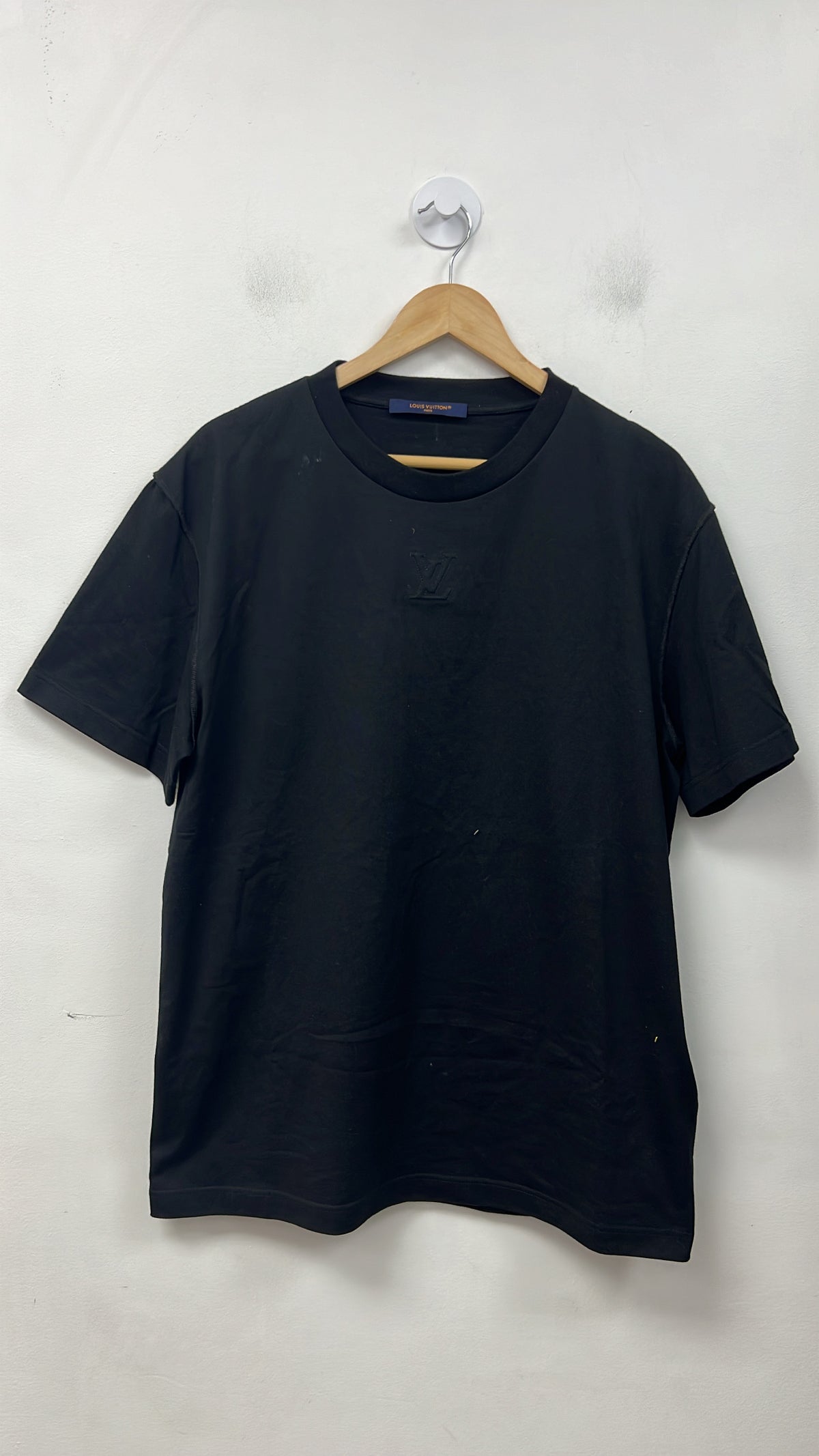 Louis Vuitton Black Embossed Tee