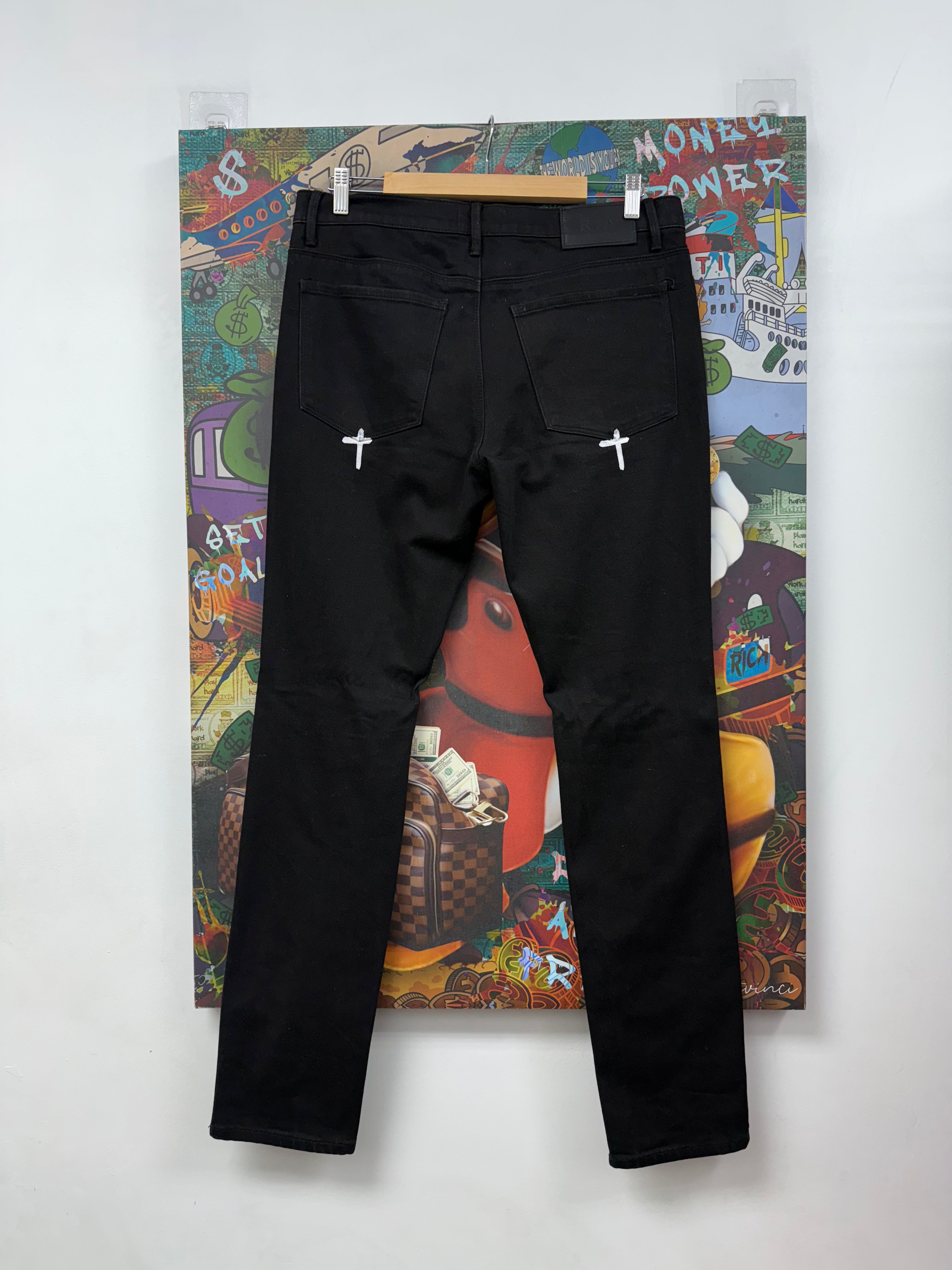 RTA Black RIP Ripped Jeans