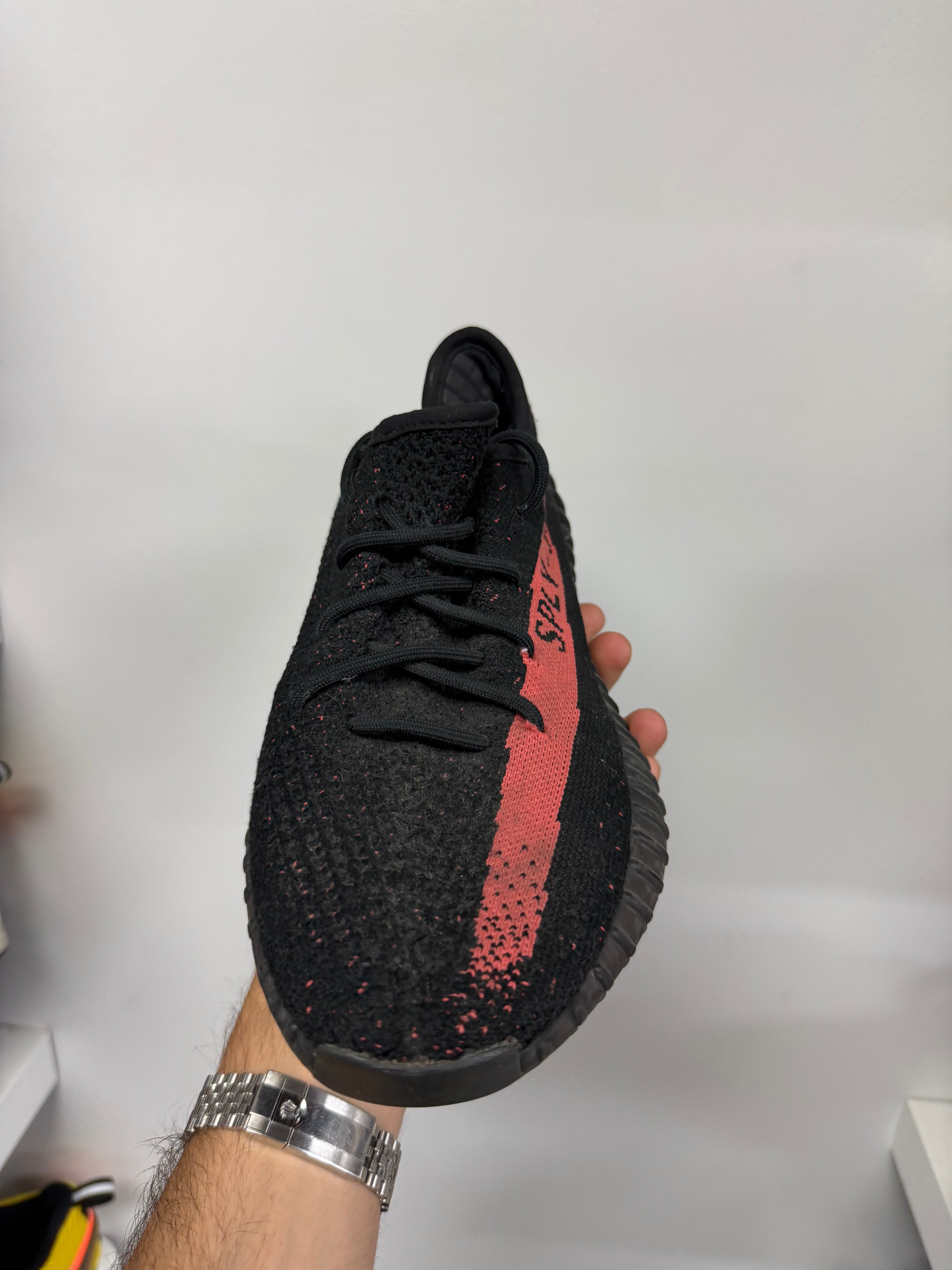 YZY 350 Core Red Sneakers