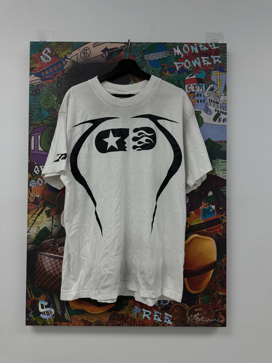 Hellstar Warm Up Tee White Black Used Large N/A