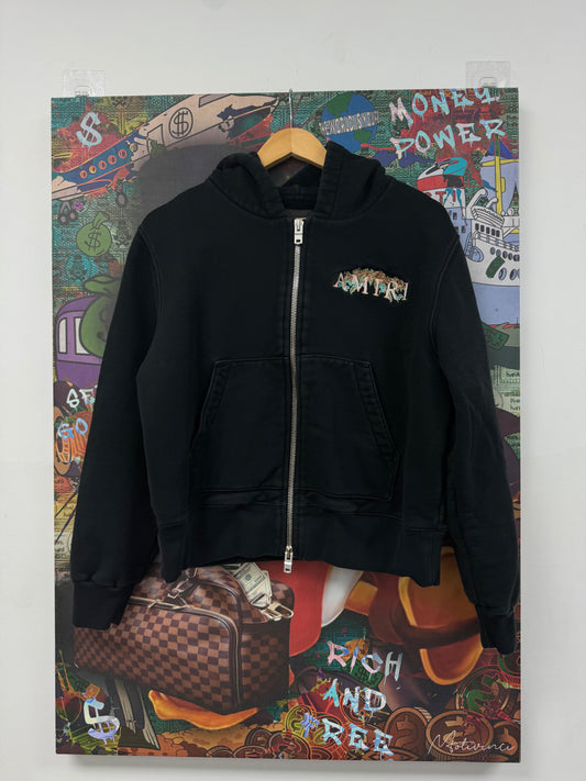 Amiri Cherub Zip Up  Used Small  N/A