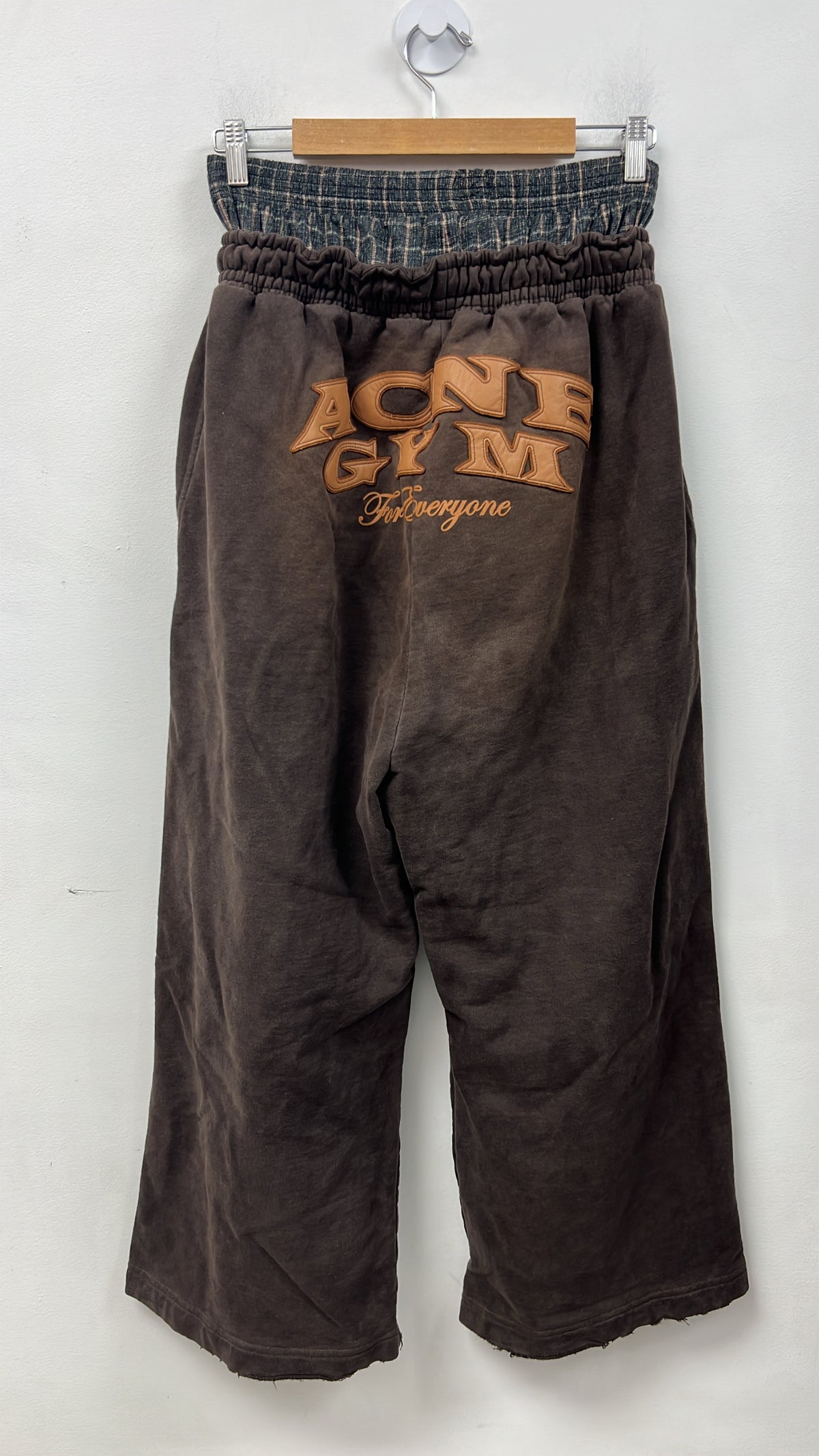 Acne Studios Brown Patch Double Waist Sweats