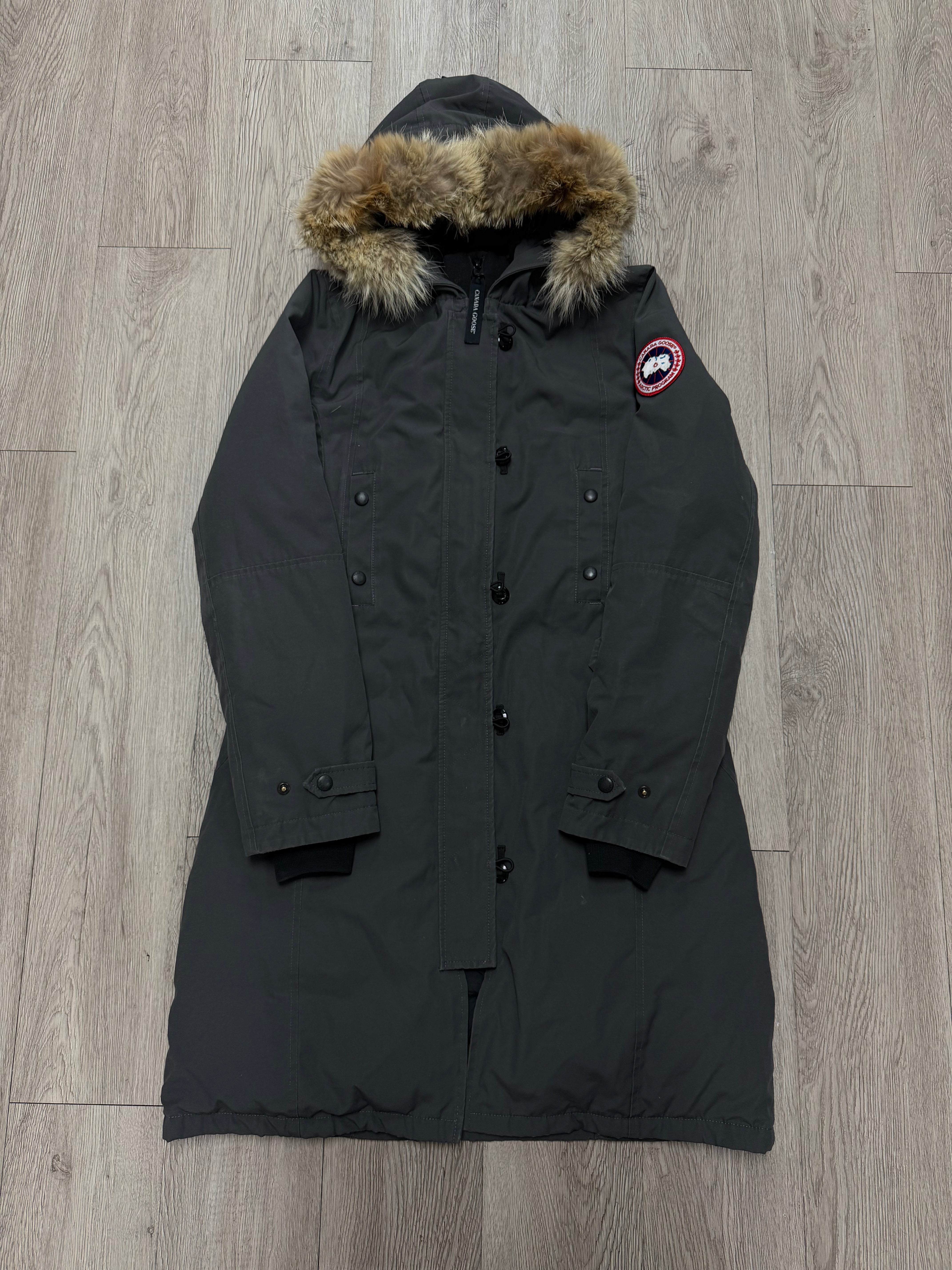Canada Goose Grey Fur Parka Jacket