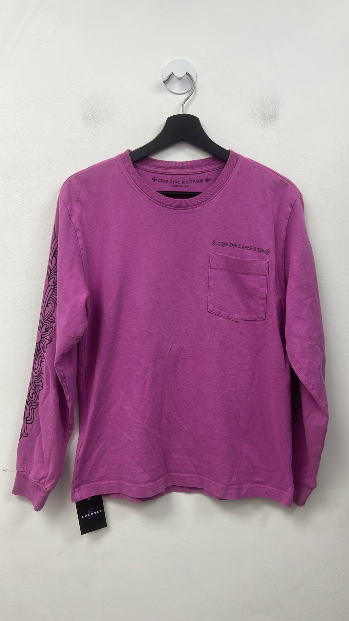 Chrome  Hearts Matty Boy Purple Web Long Sleeve