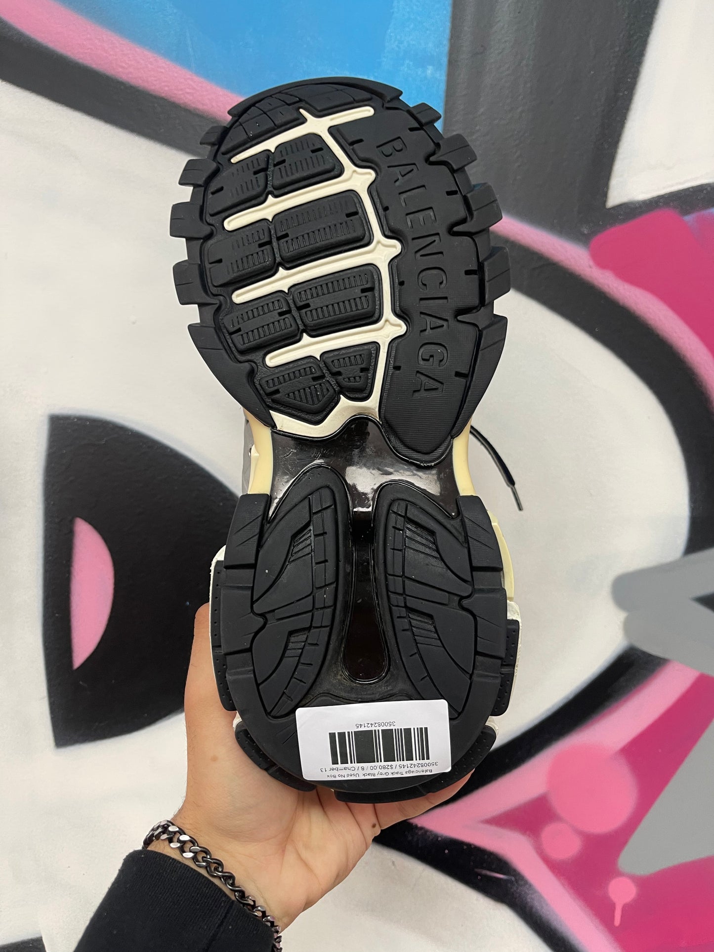 Balenciaga Track Grey Black  Used No Box