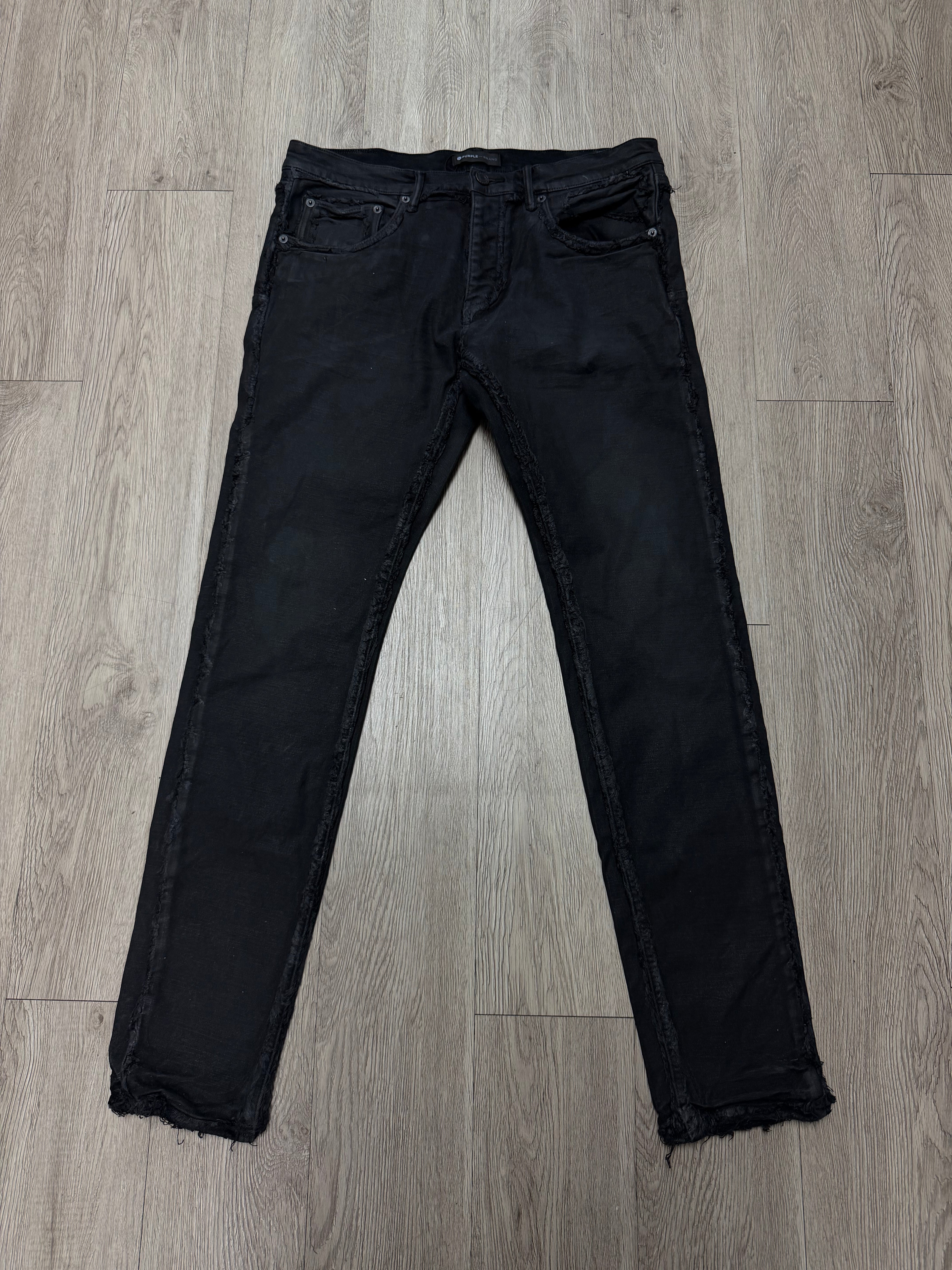 Purple Brand Black Reworked Jeans