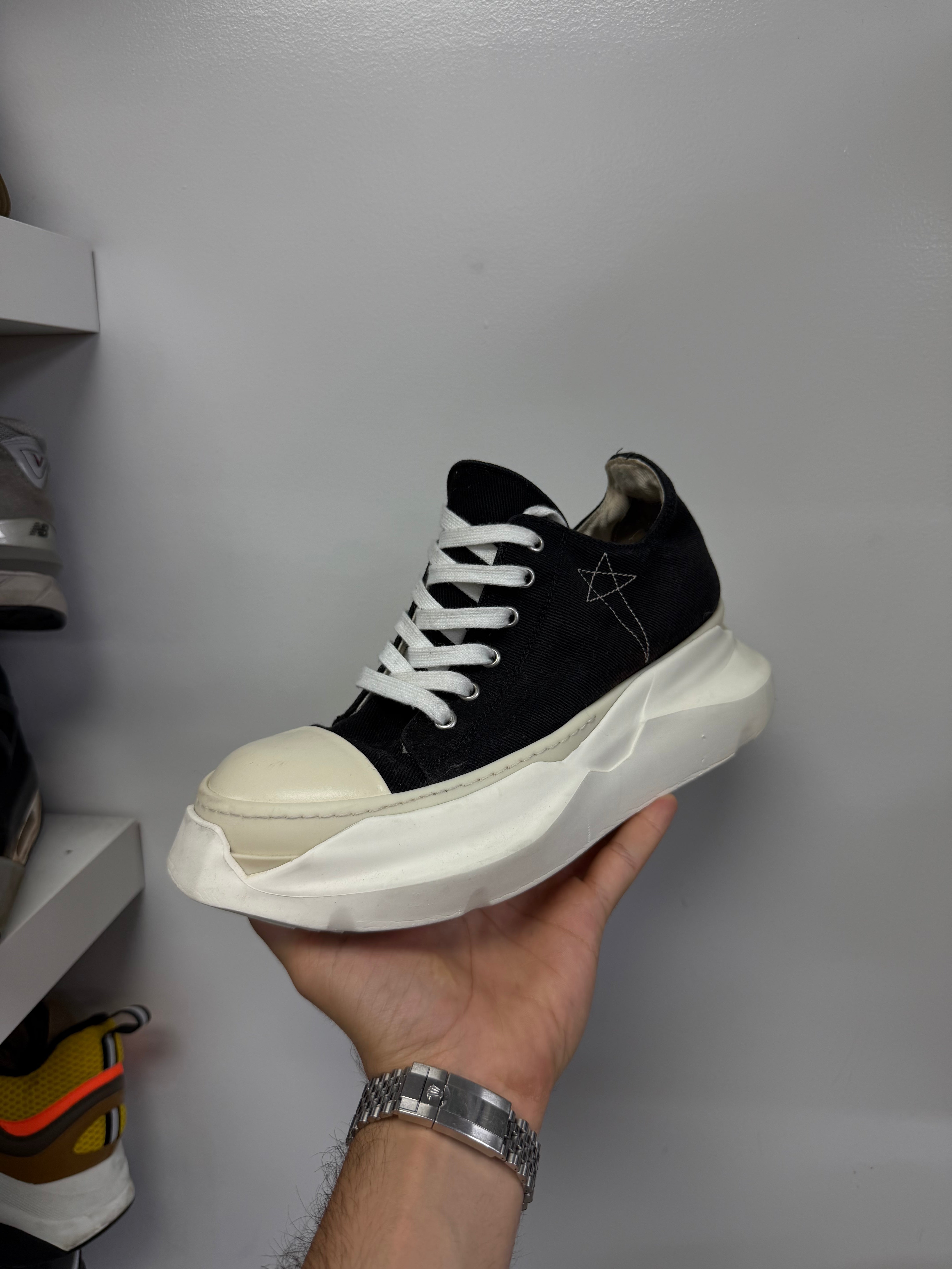 Rick Owens Pentagram Abstract Ramone Low Sneakers (Replacement Laces)