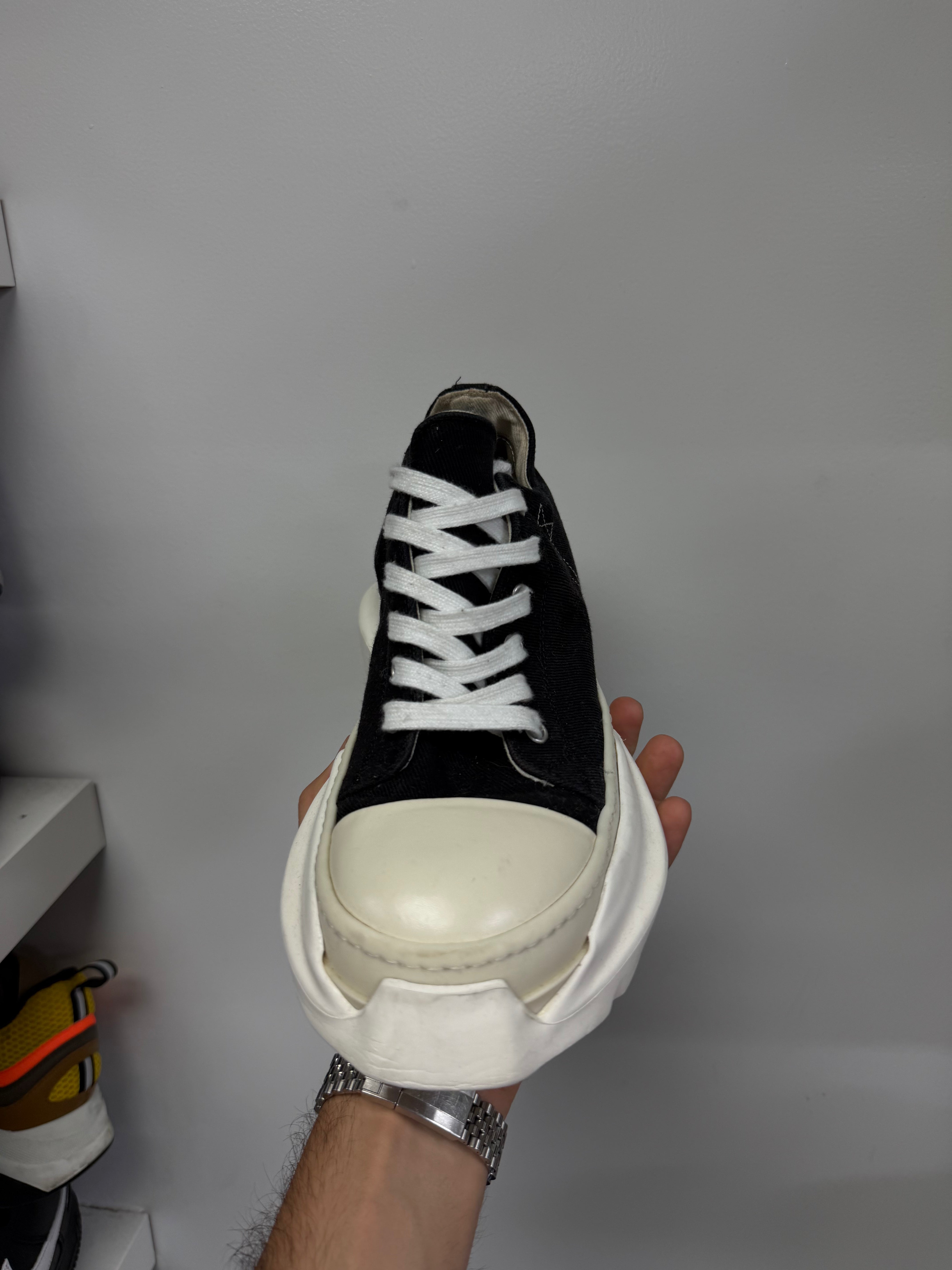 Rick Owens Pentagram Abstract Ramone Low Sneakers (Replacement Laces)