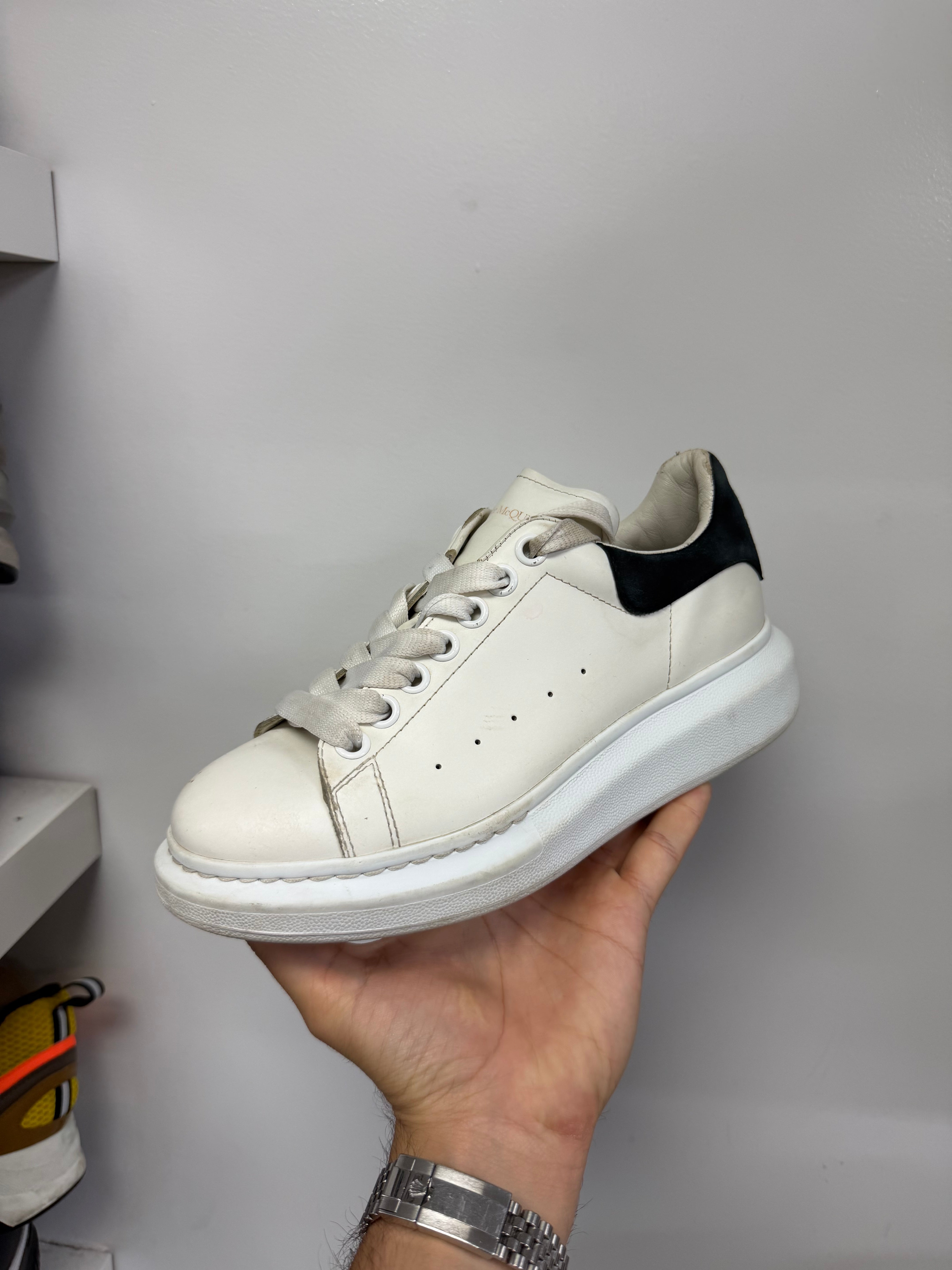 McQueen Oversized Sneaker White Black (No Insoles) Used 38.5 (US 5.5) No Box