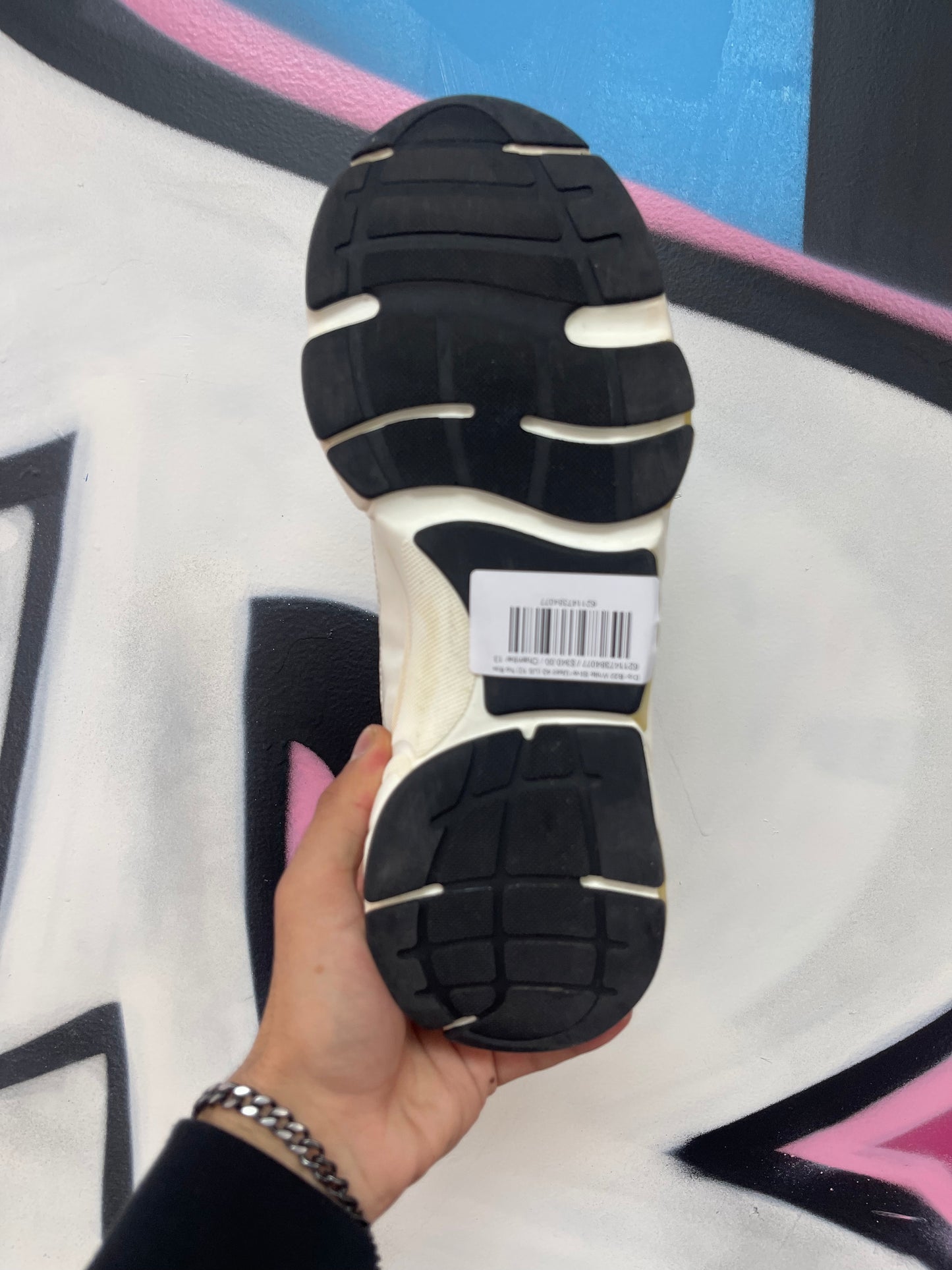 Dior B22 White Silver Used 43 (US 10) No Box