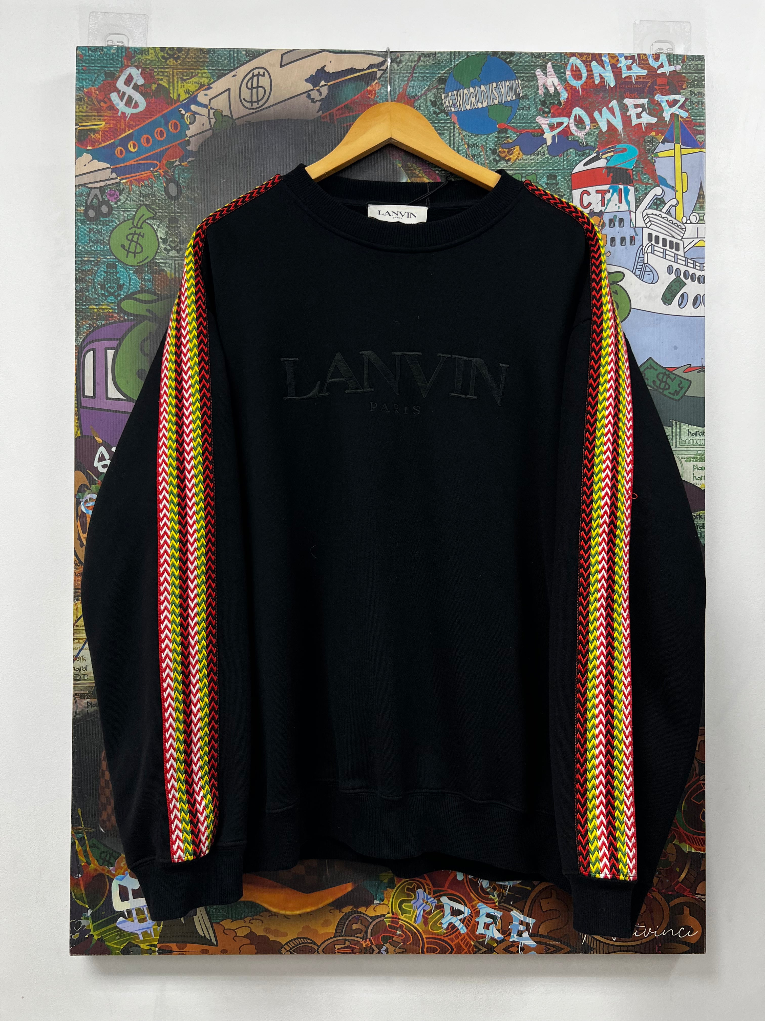 Lanvin Black Multi Crewneck