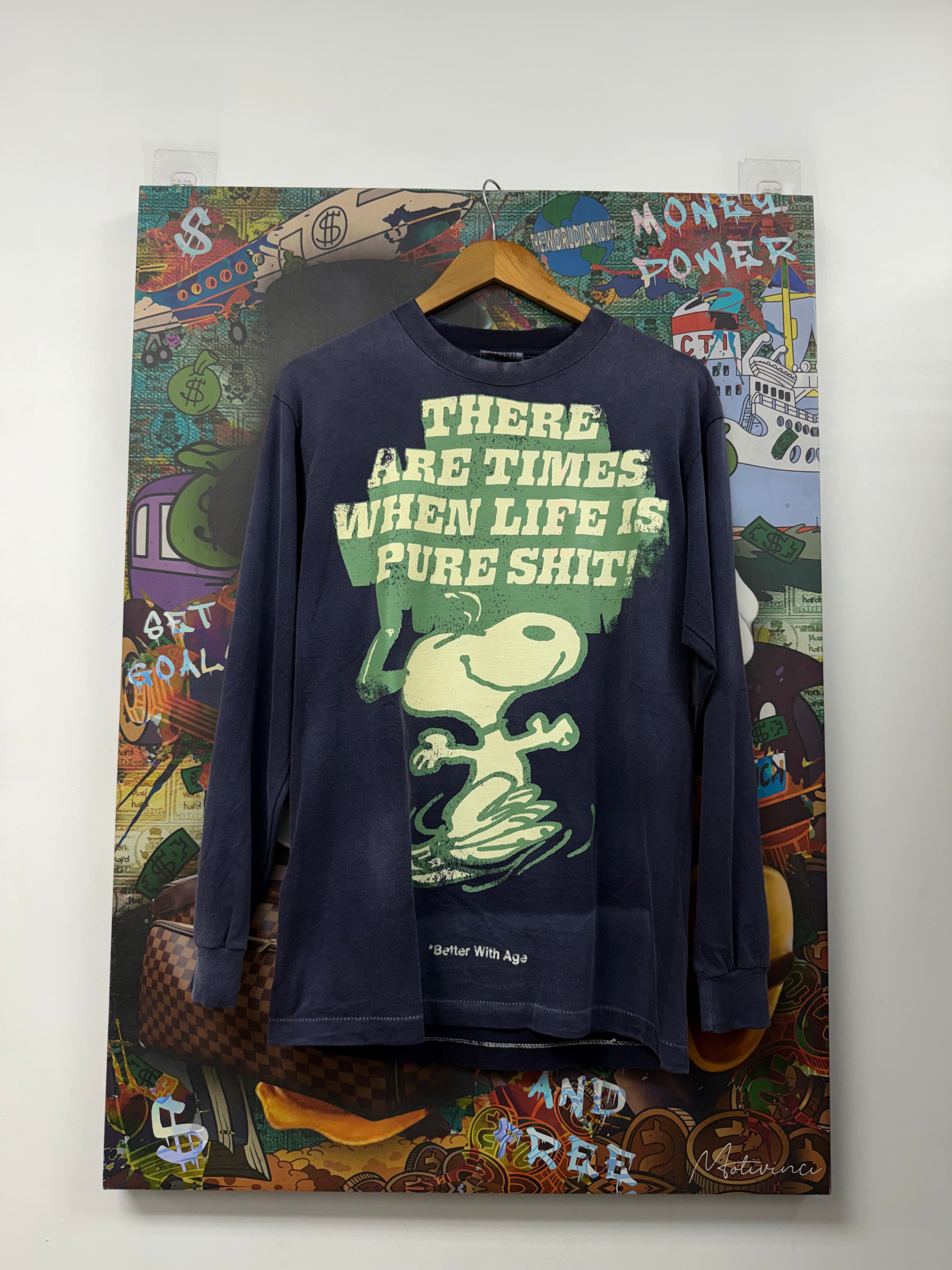 Better With Age Navy Loosey Long Sleeve