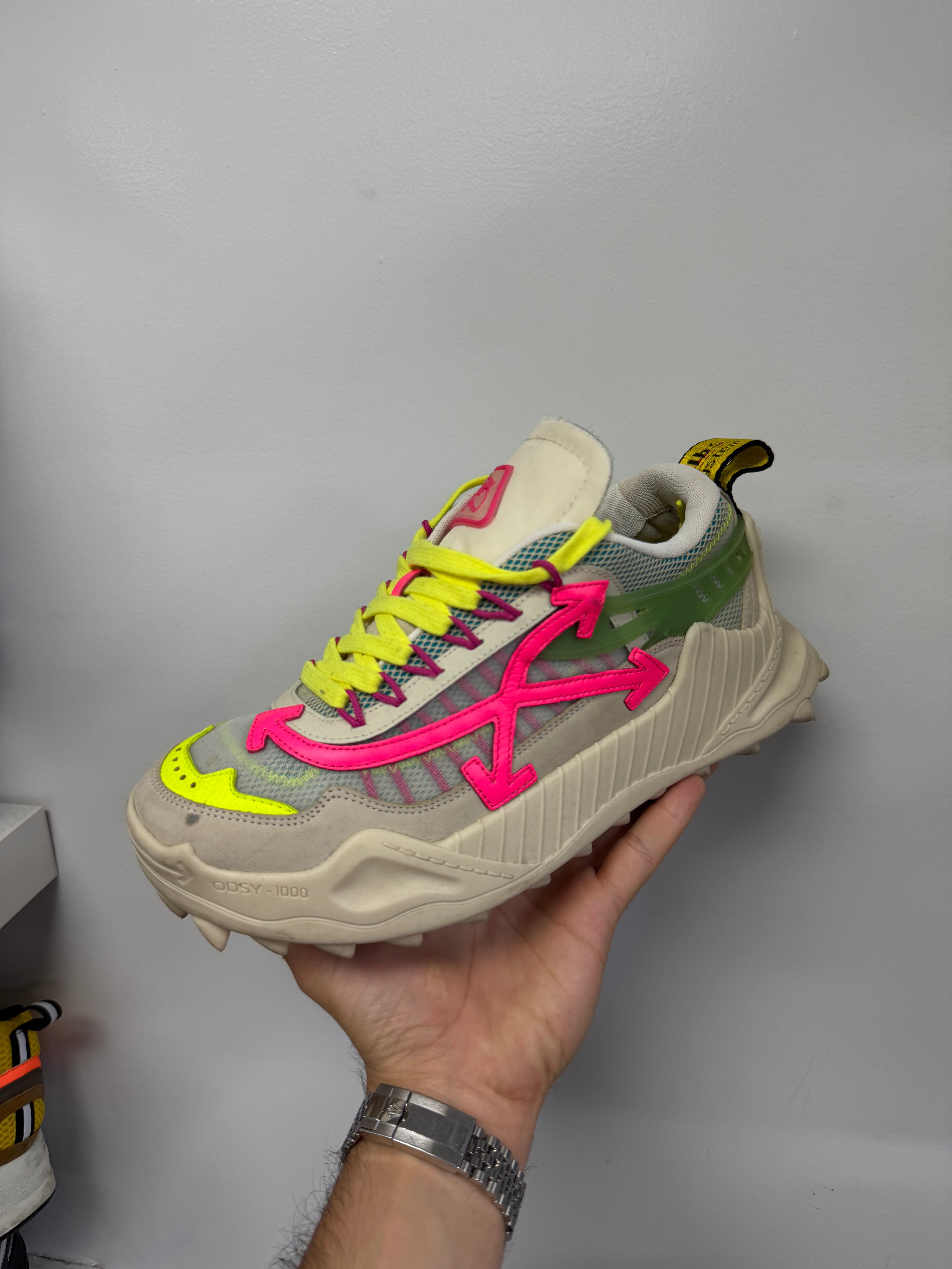 Off-White Cream Multi ODSY Sneakers