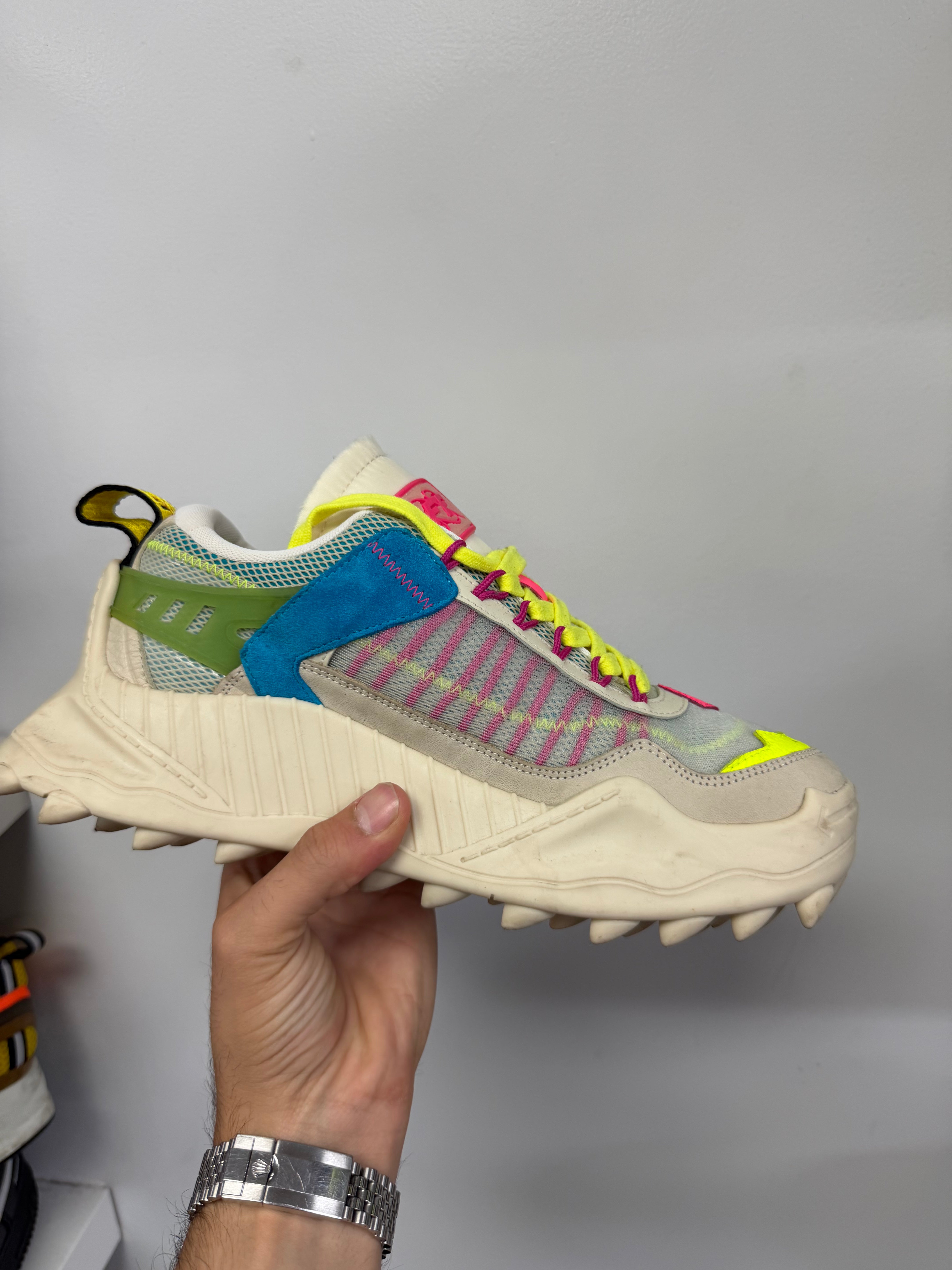 Off-White Cream Multi ODSY Sneakers