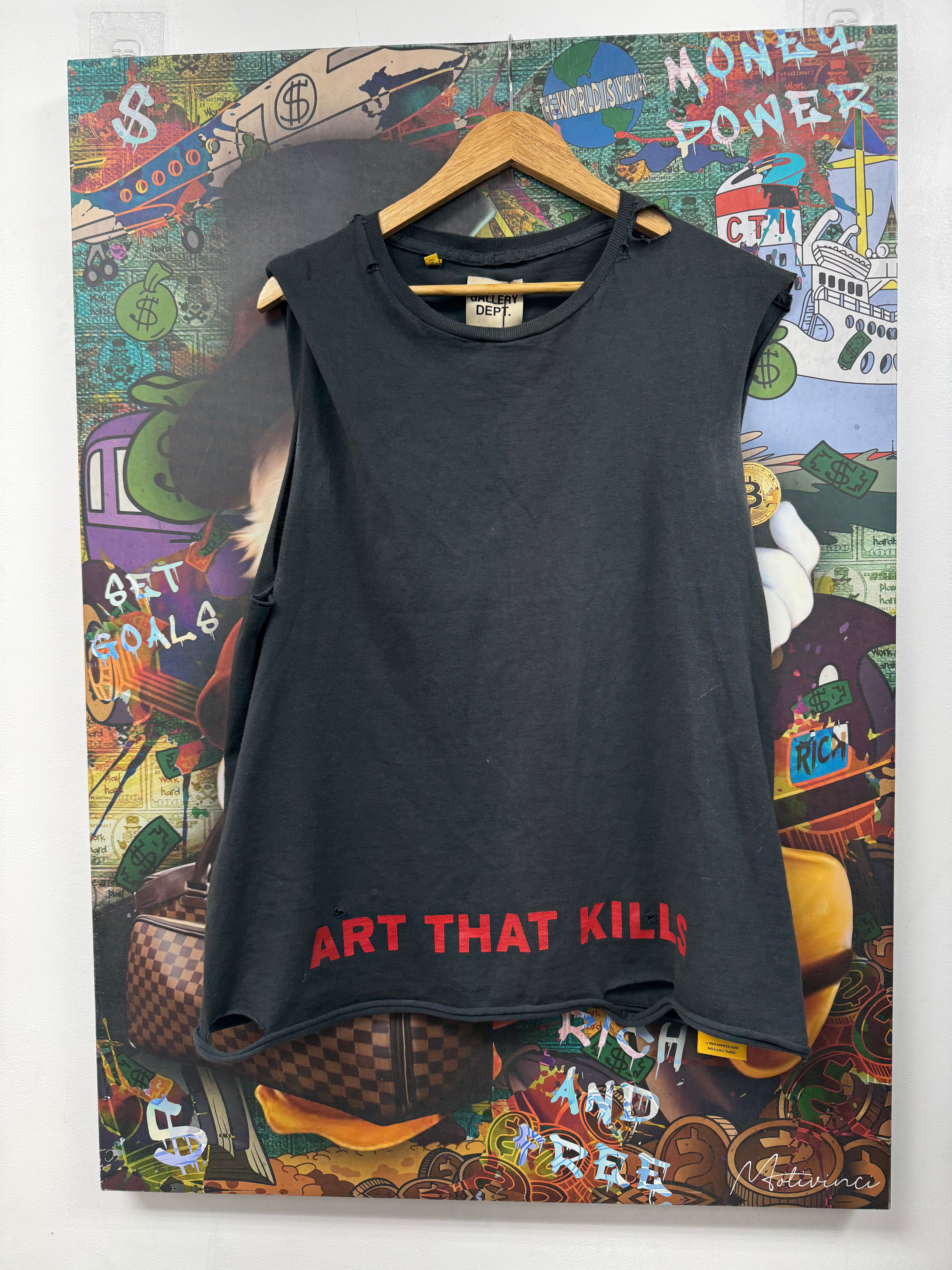 Gallery Dept ATK Distressed Sleeveless Tee