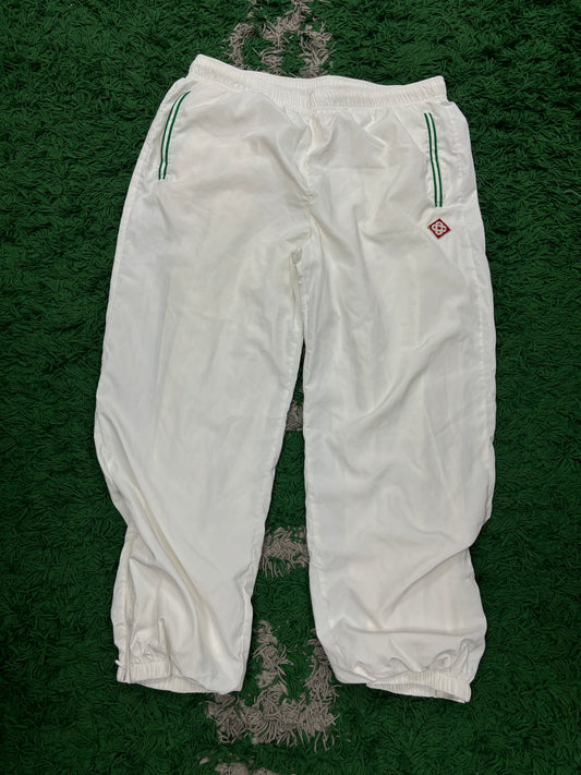 Casablanca Track Pants White Green Used XXL (Fits XL) N/A