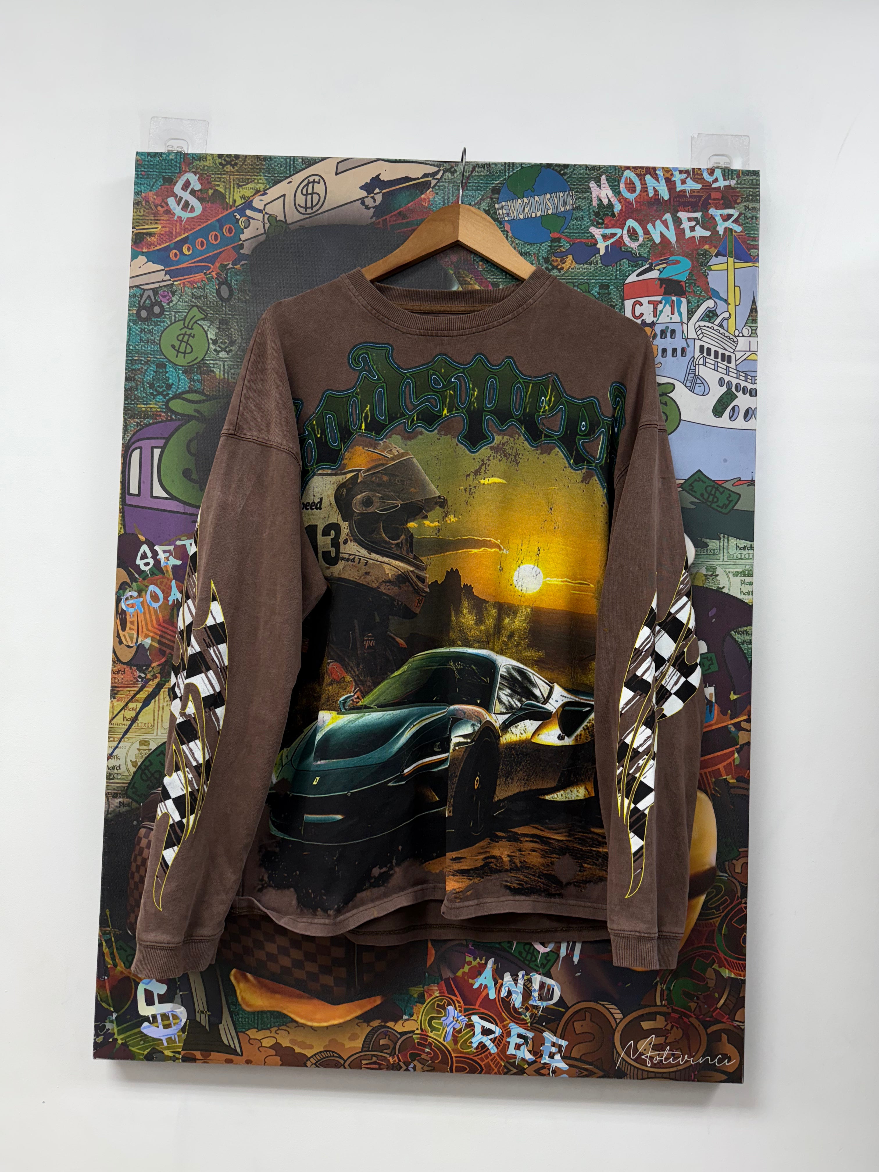 Godspeed Brown Sunset Drift Long Sleeve