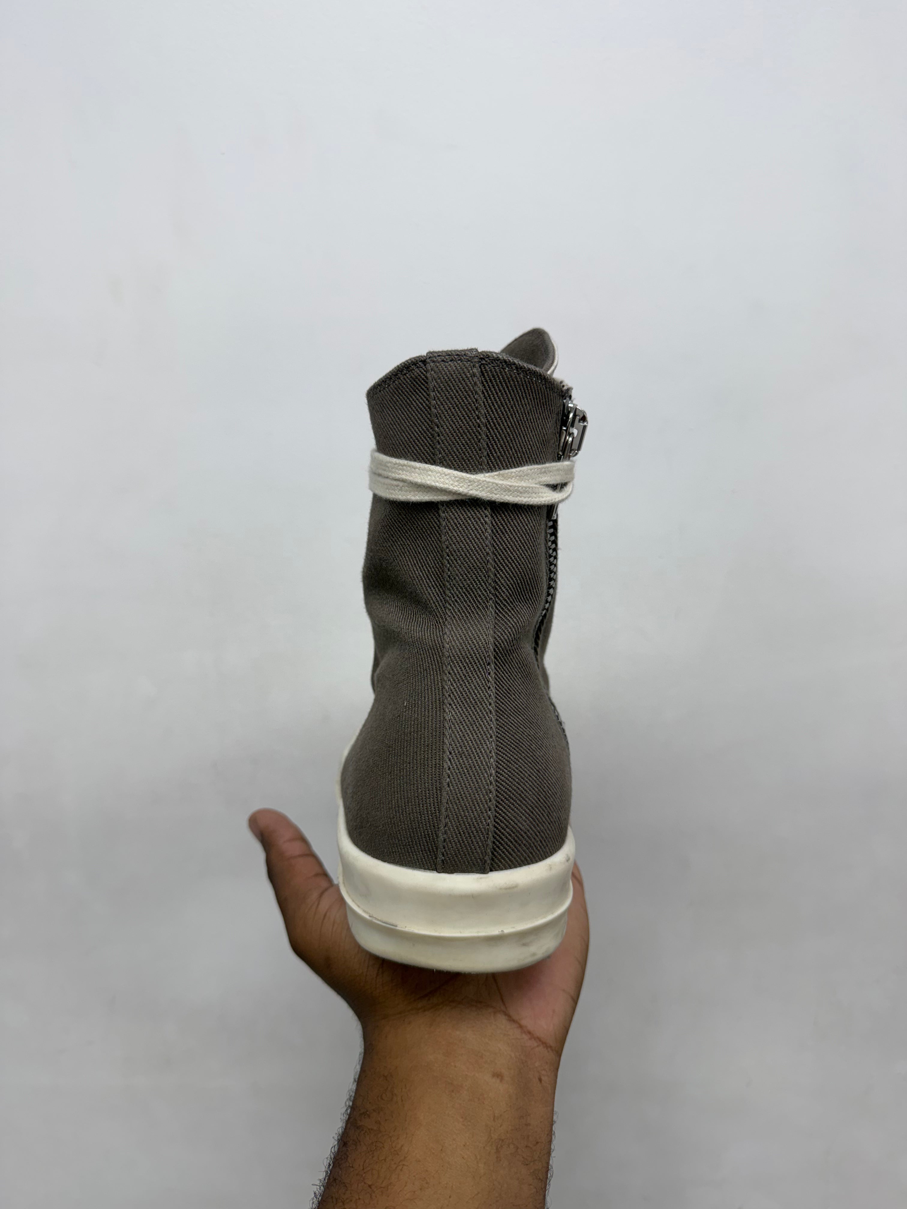 Rick Owens Dust Milk DRKSDHW Hi Sneakers