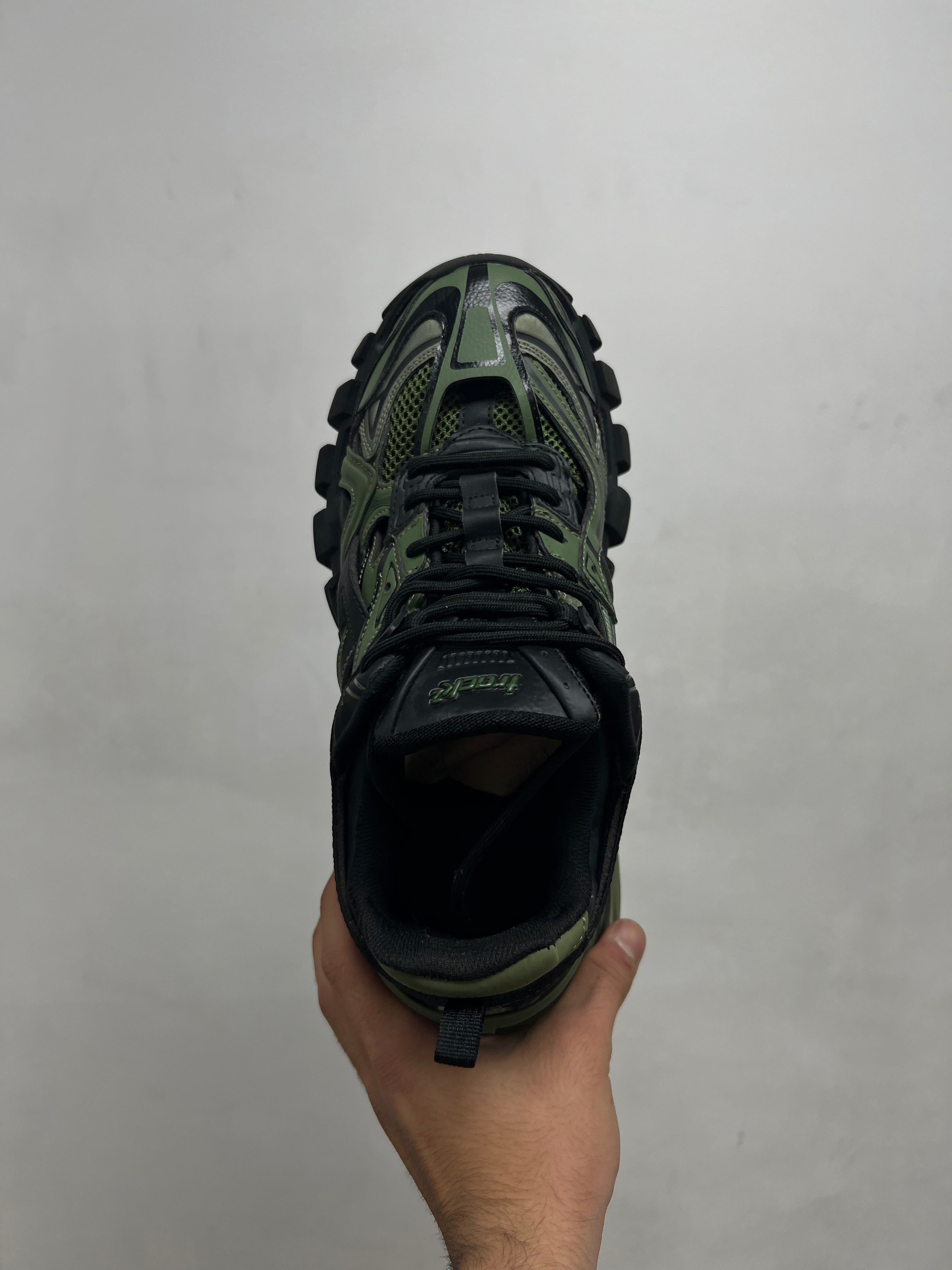 Balenciaga Olive Track 2 Sneakers