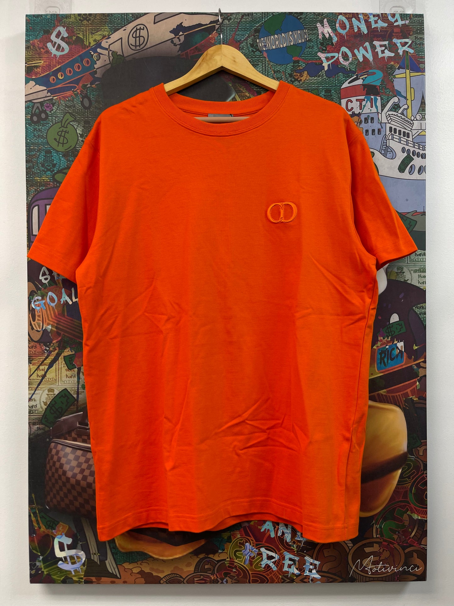Dior CD Logo Orange Tee
