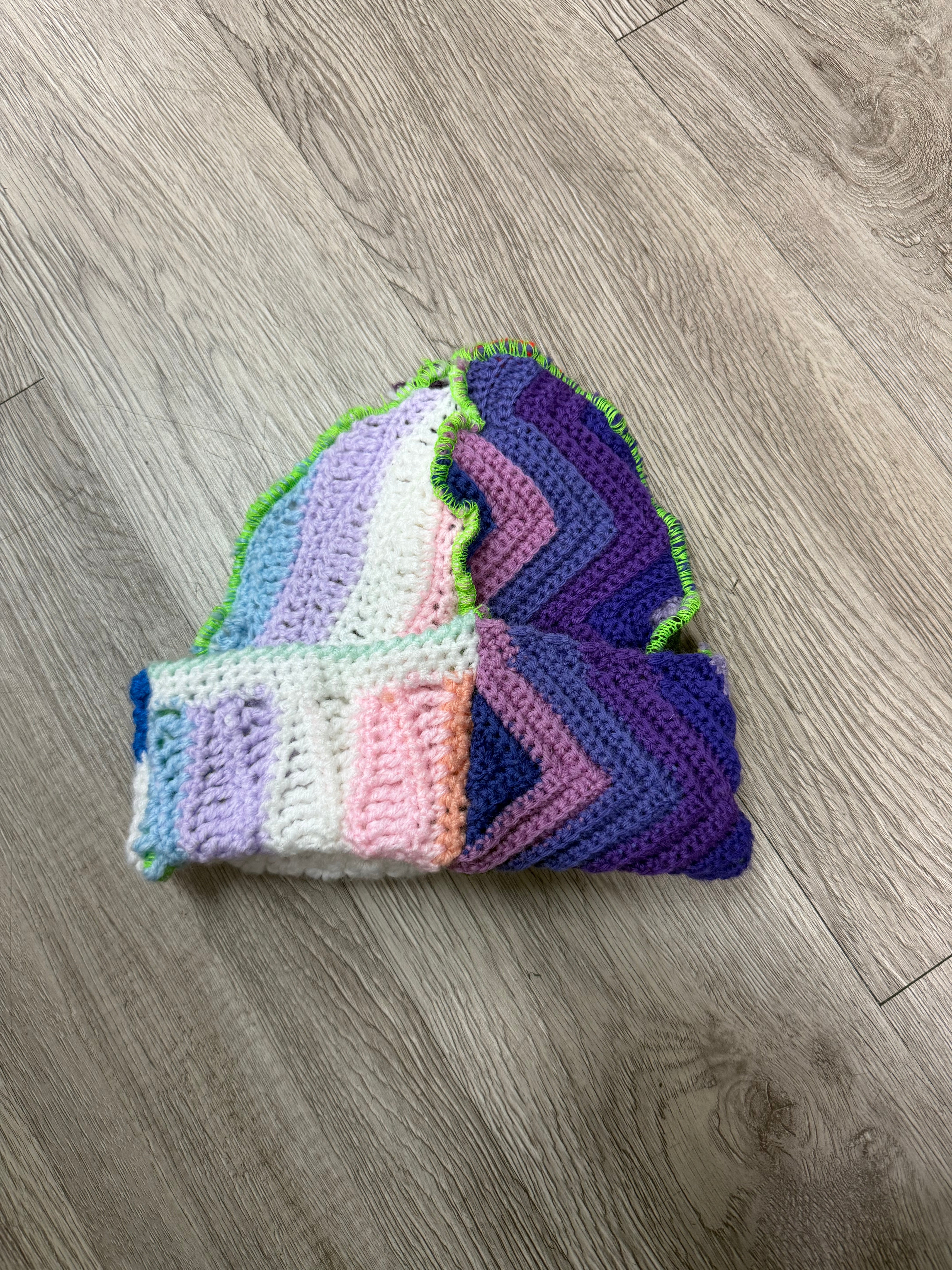 Better With Age Multi Patchwork Beanie
